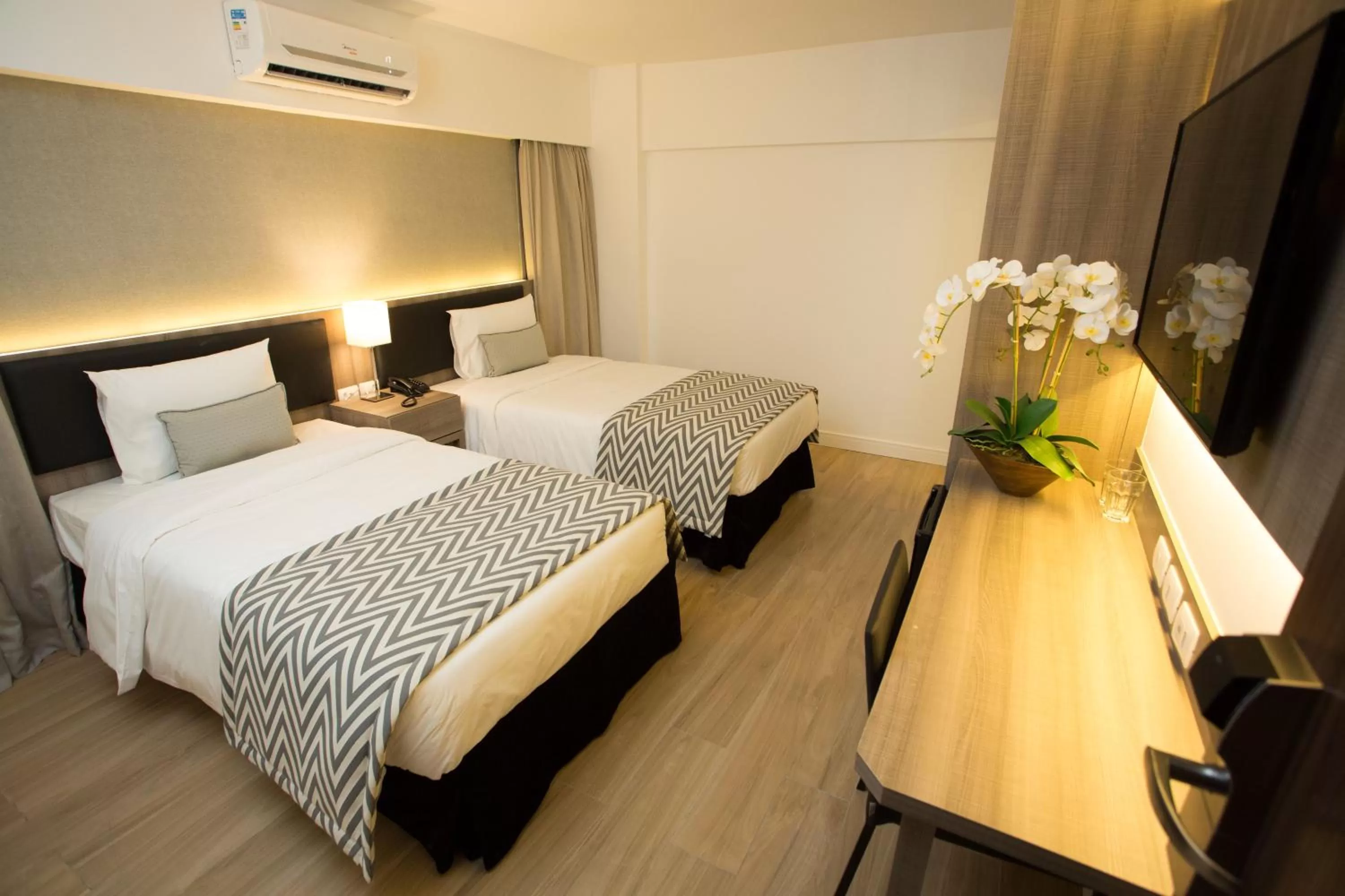 Bed in Royal Regency Palace Hotel