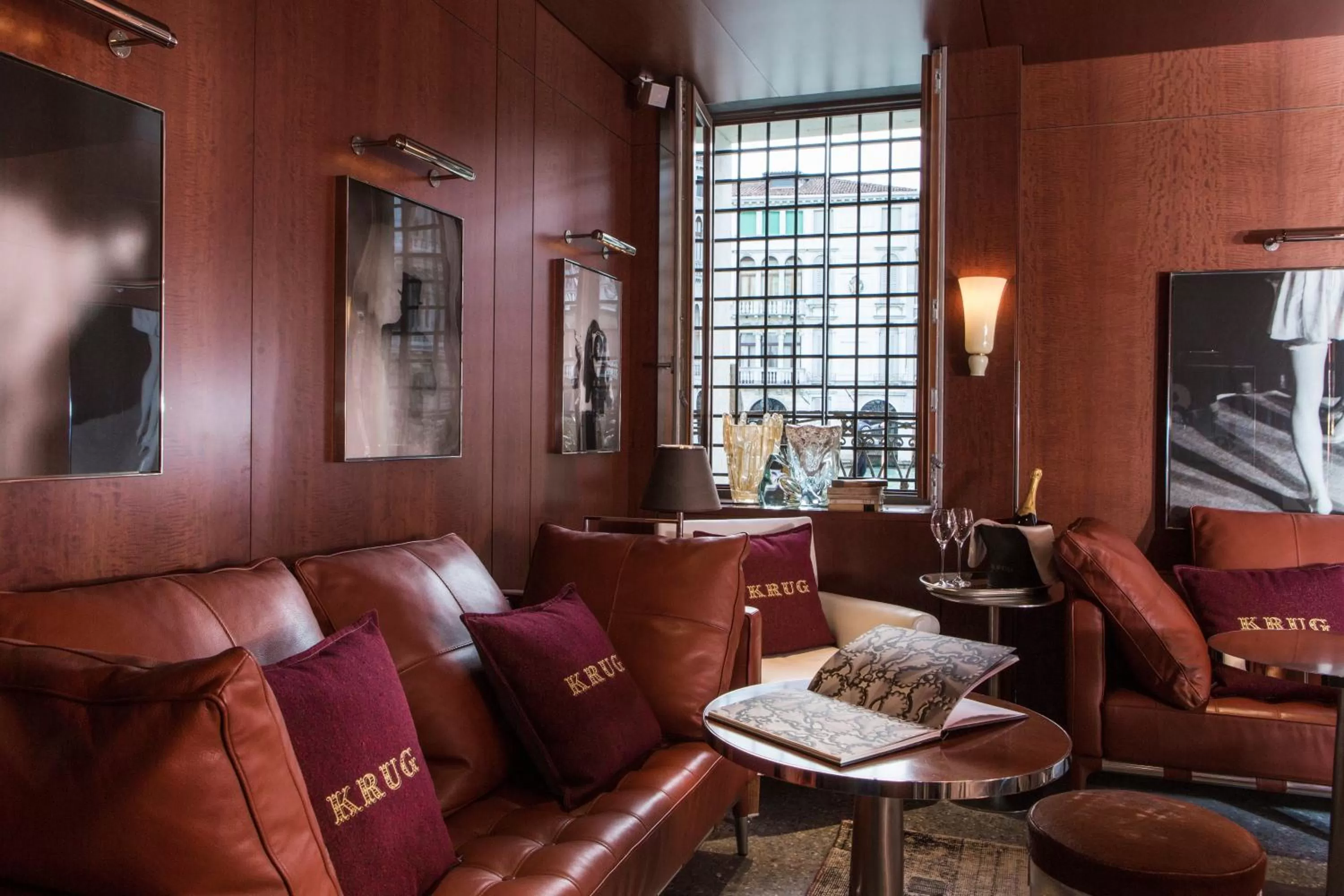 Seating area in Hotel Palazzina Grassi