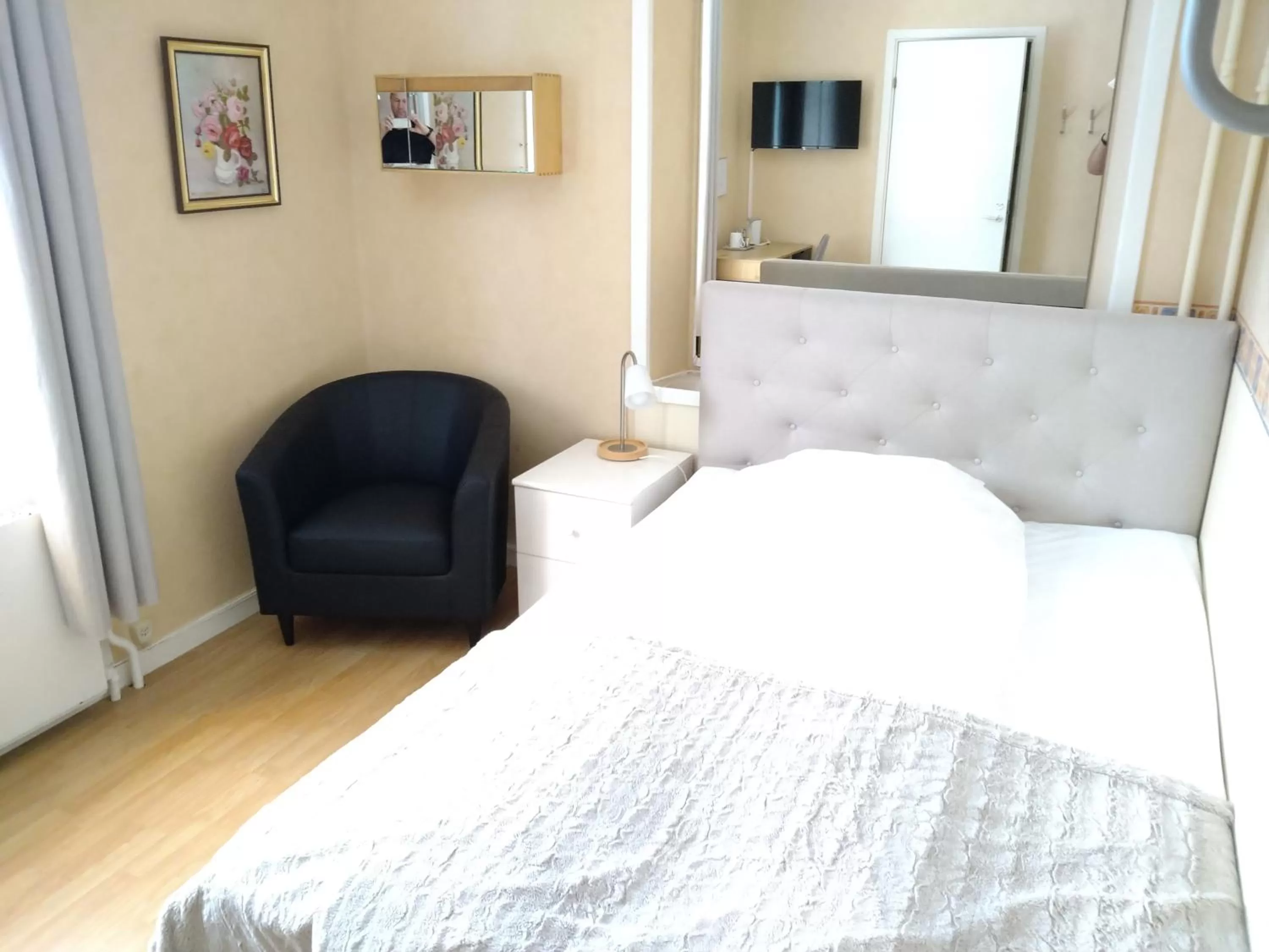 Bed in Hotell Strandvillan B&B