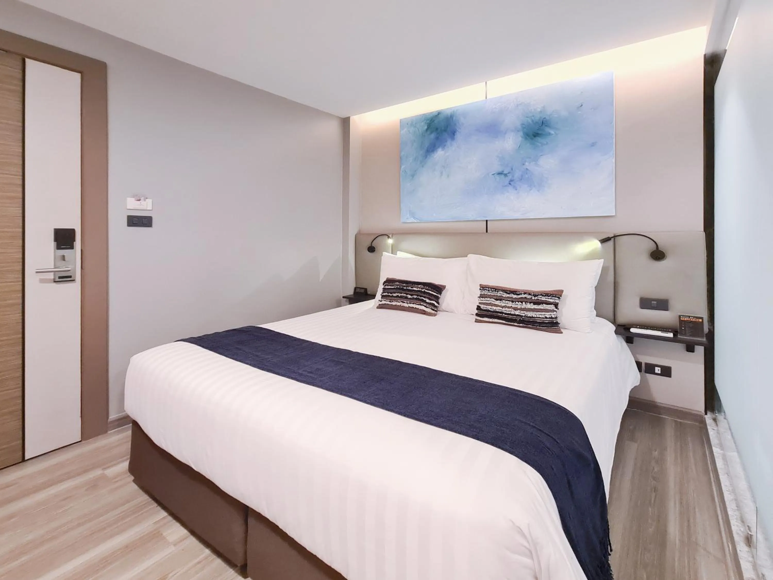 Bed in SOVA Hotel Bangkok