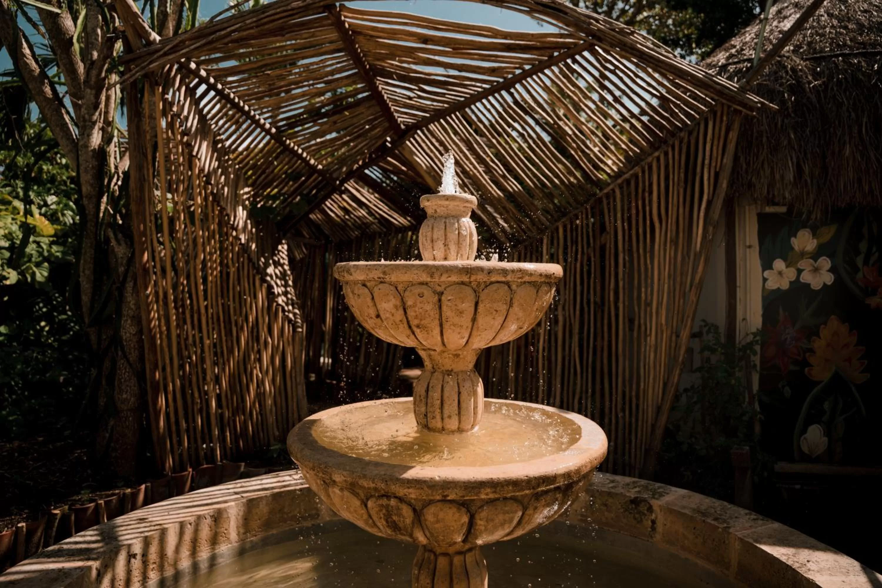 Garden in Petit Lafitte Beach Front Hotel & Bungalows