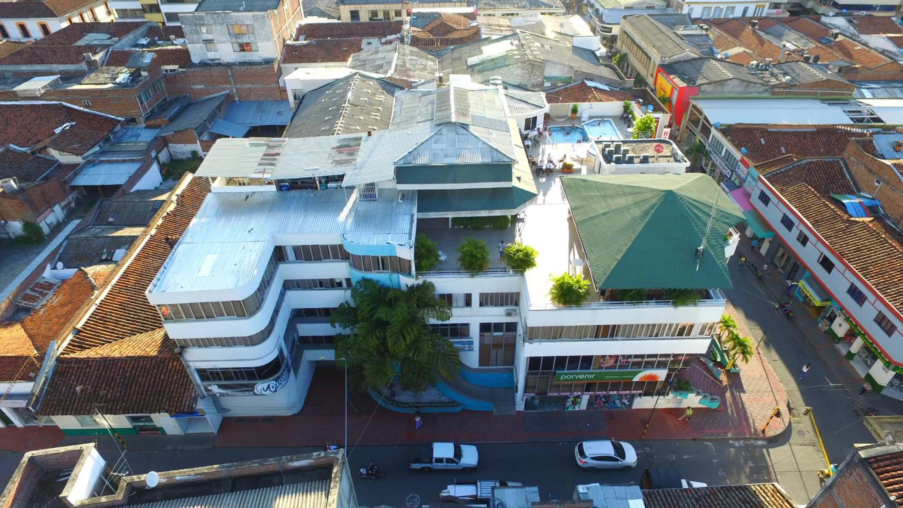 Bird's eye view, Bird's-eye View in Hotel Cafe Plaza
