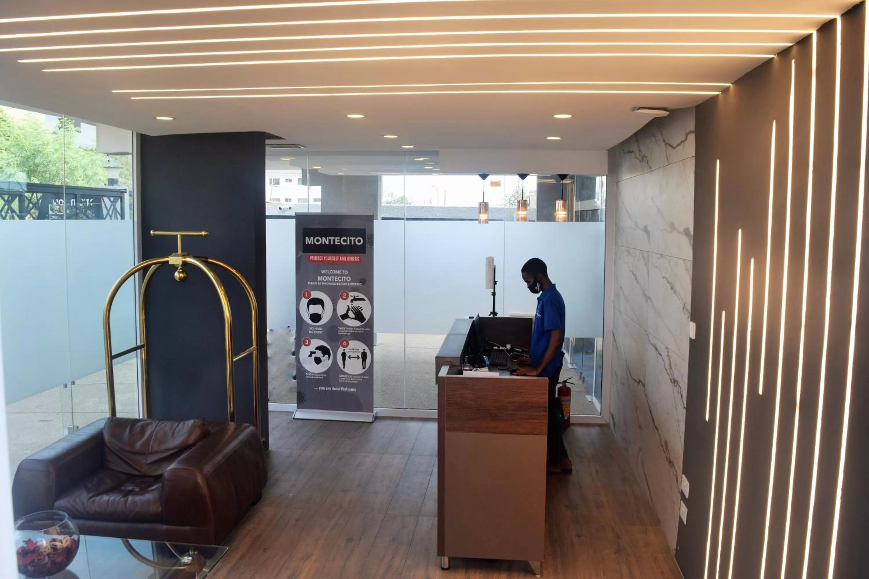 Lobby or reception in Montecito Apartments