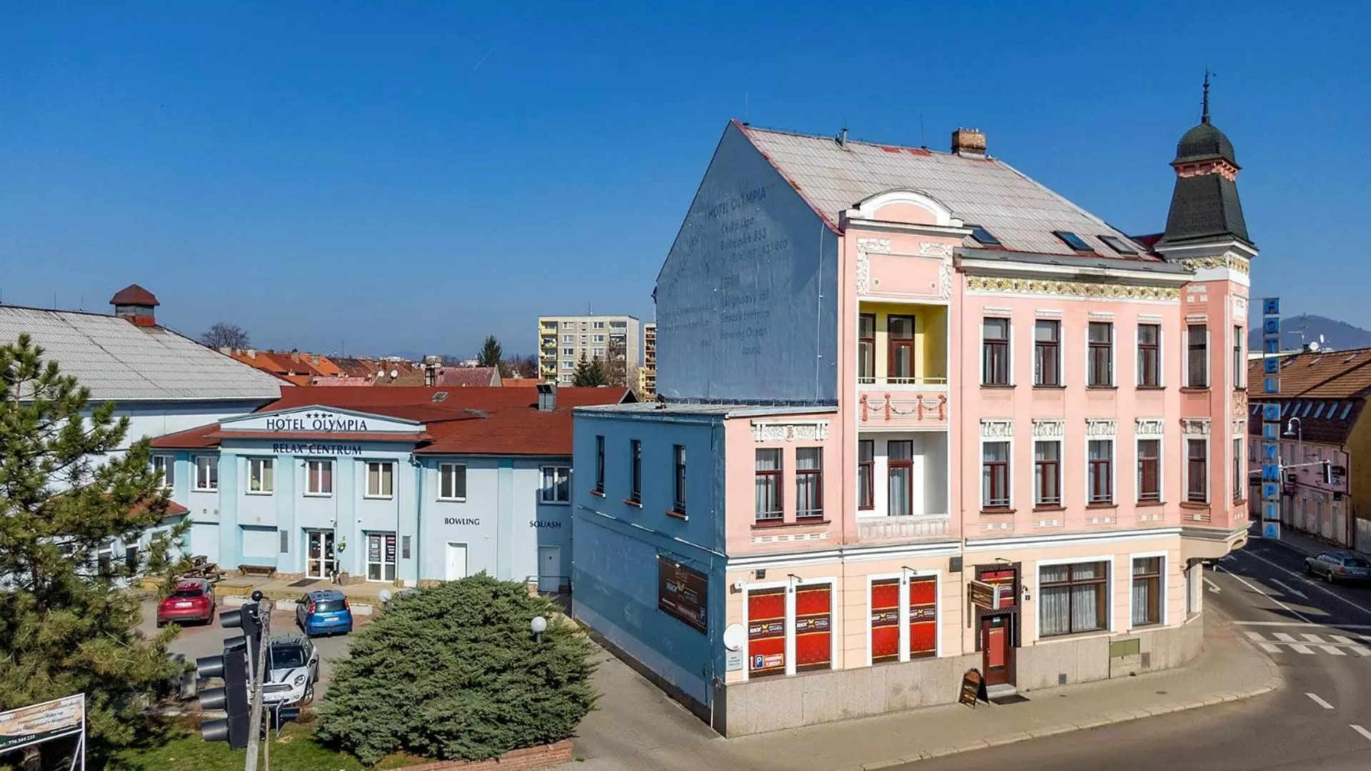 Bird's eye view in Hotel Olympia Česká Lípa