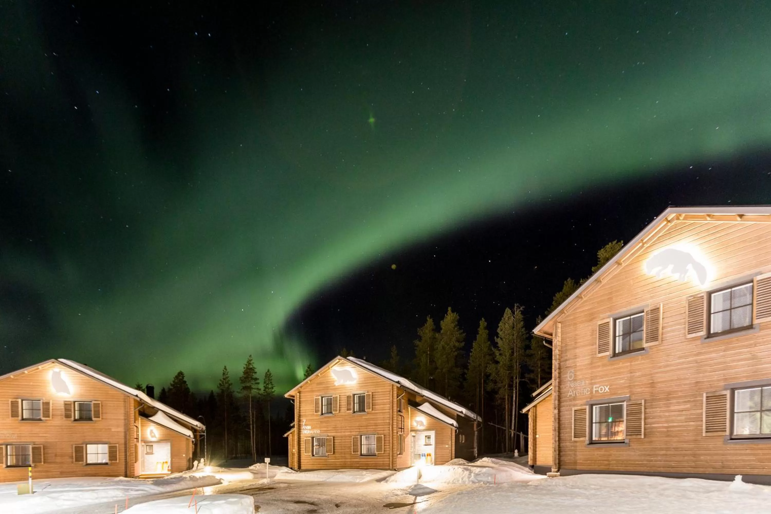 Property building in Ranua Resort Holiday Villas