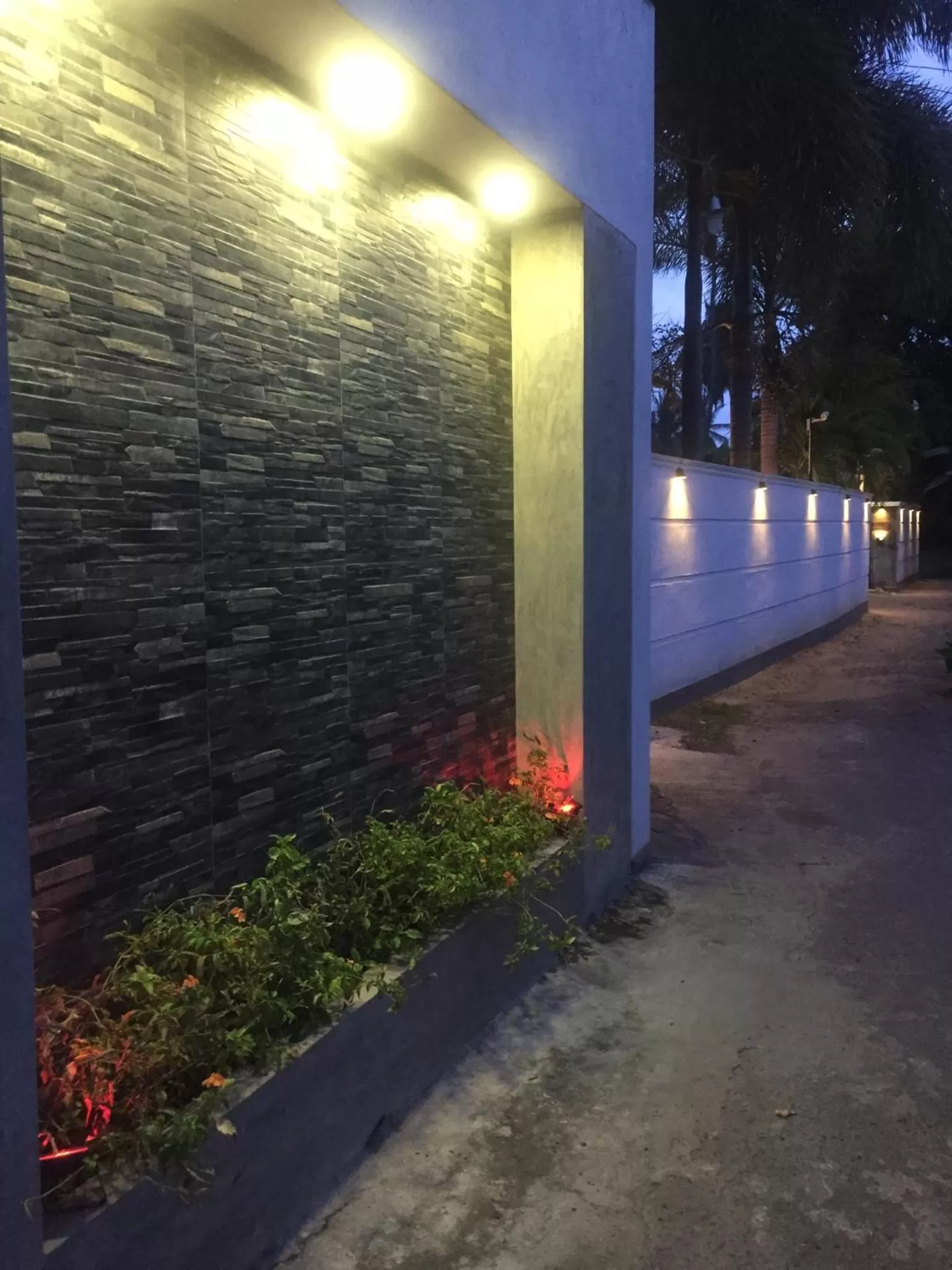 Facade/entrance in Villa Dominikku