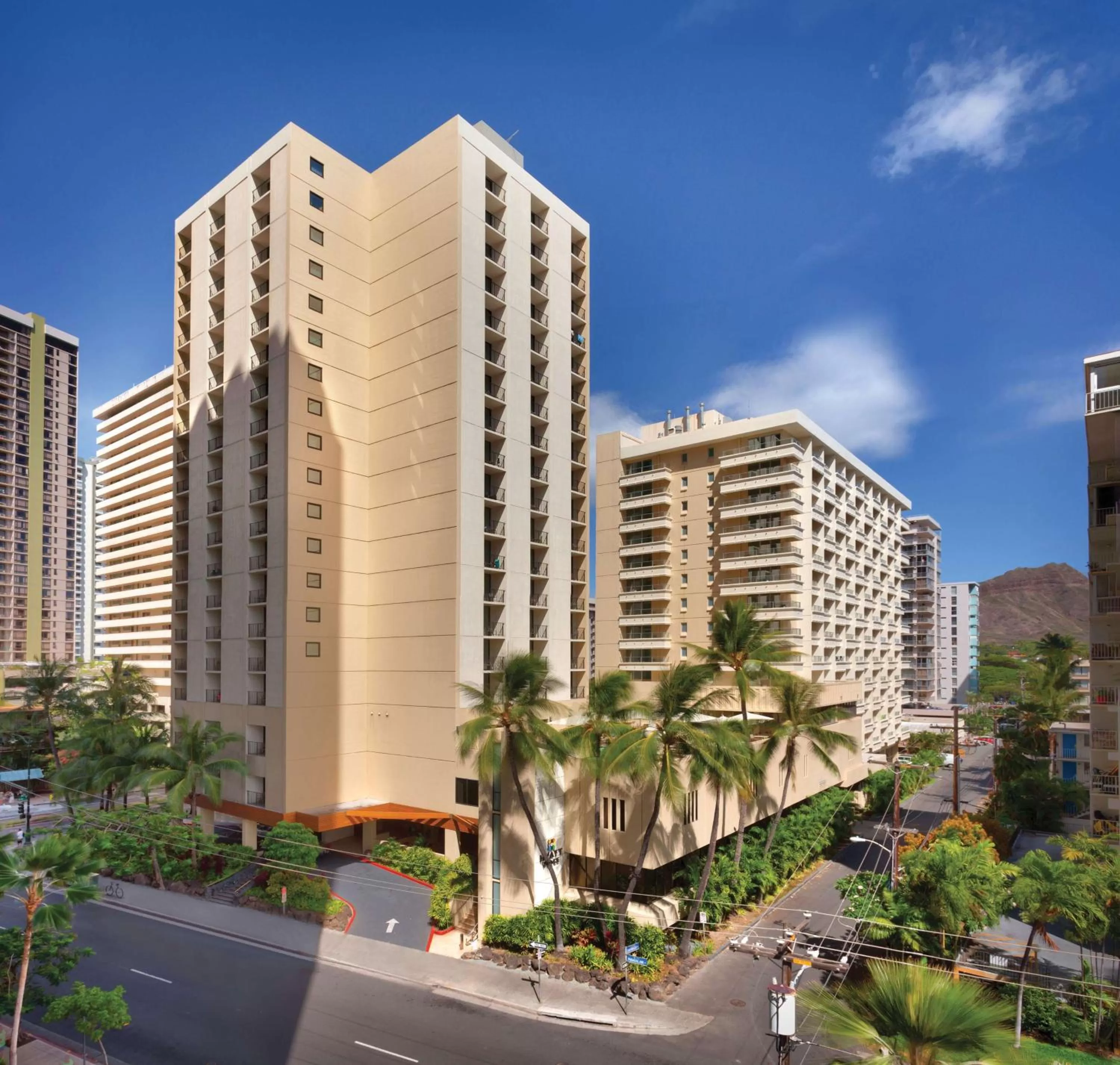 Property building in Hyatt Place Waikiki Beach