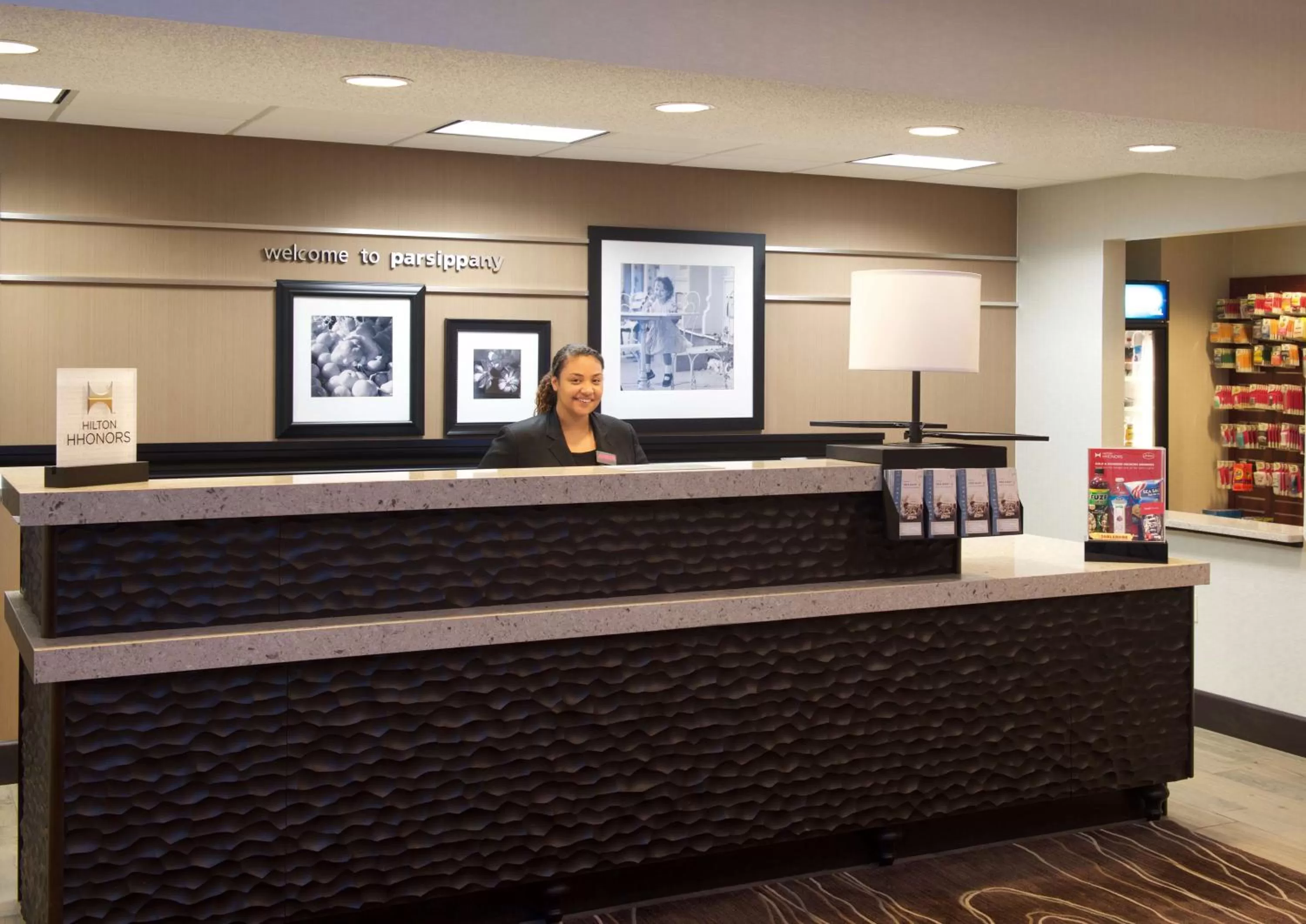 Lobby or reception in Hampton Inn Parsippany