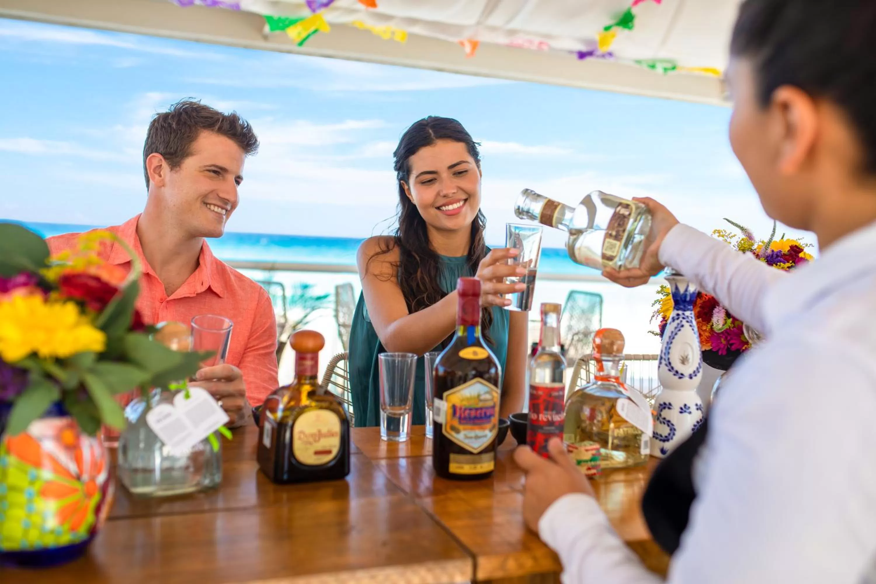 Alcoholic drinks in Sunscape Cancun All-Inclusive Resort & Spa by Hyatt