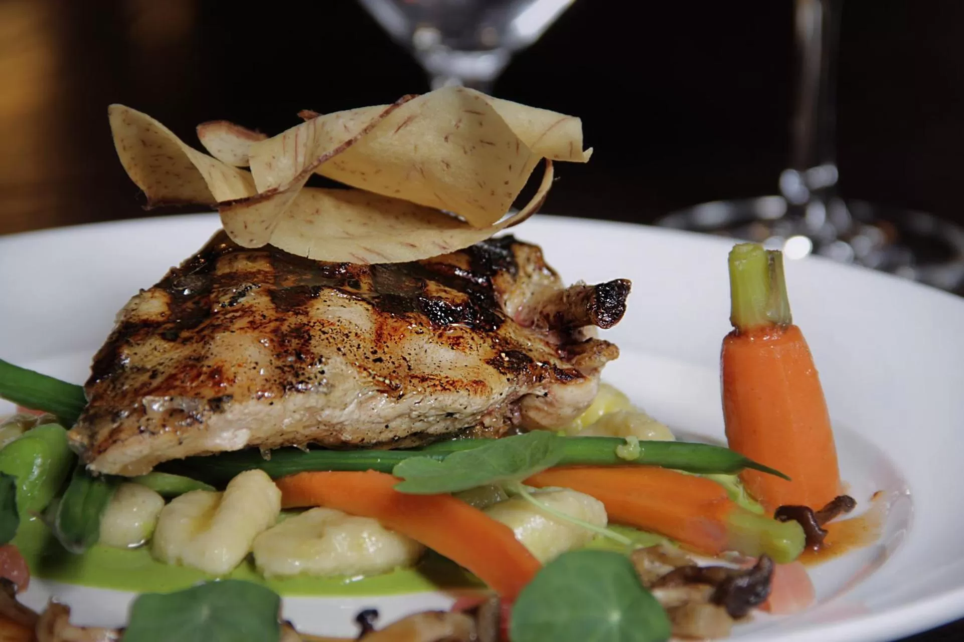 Food close-up in The Arrabelle at Vail Square, a RockResort, by Vail Resorts