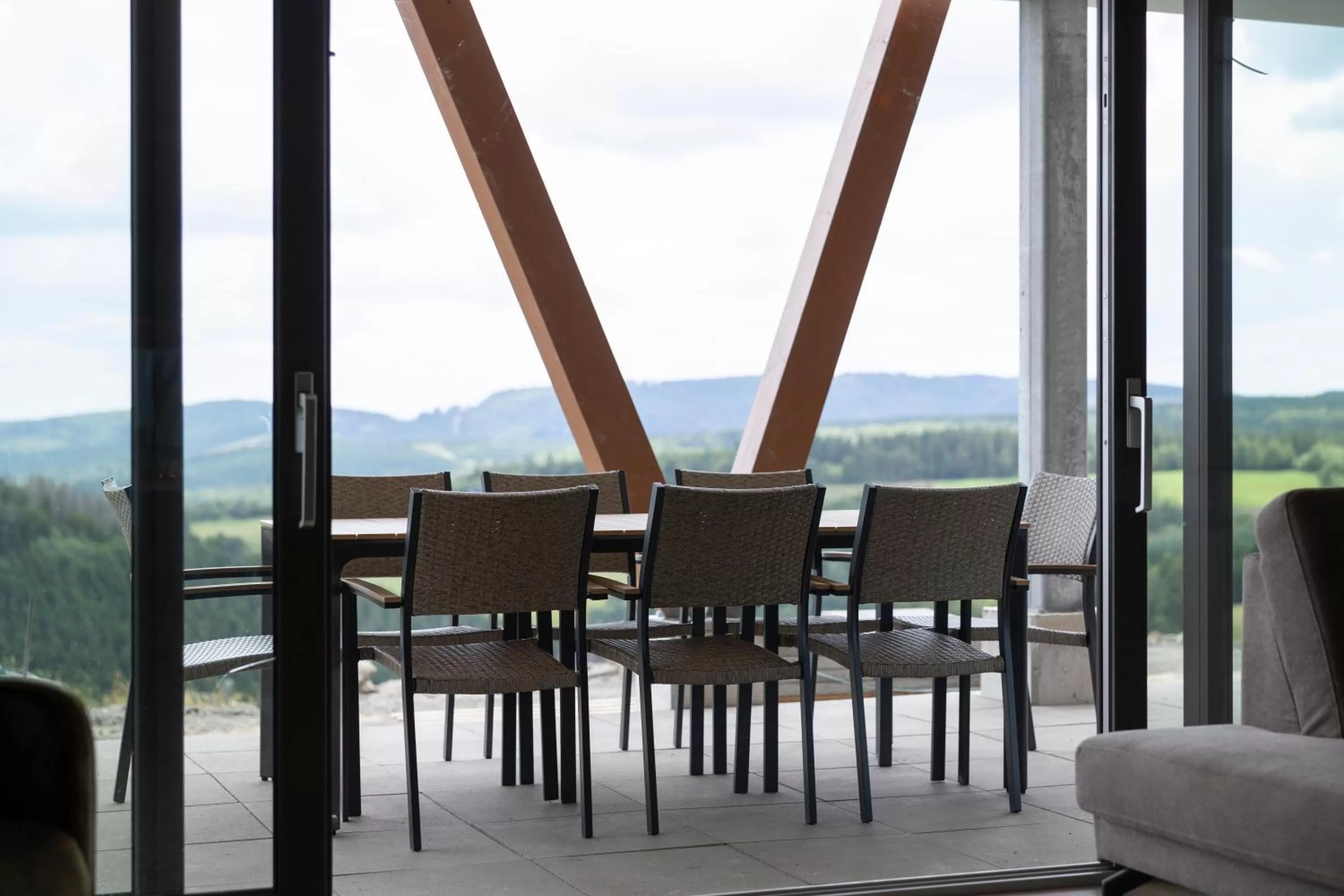 Natural landscape in Weitblick Winterberg