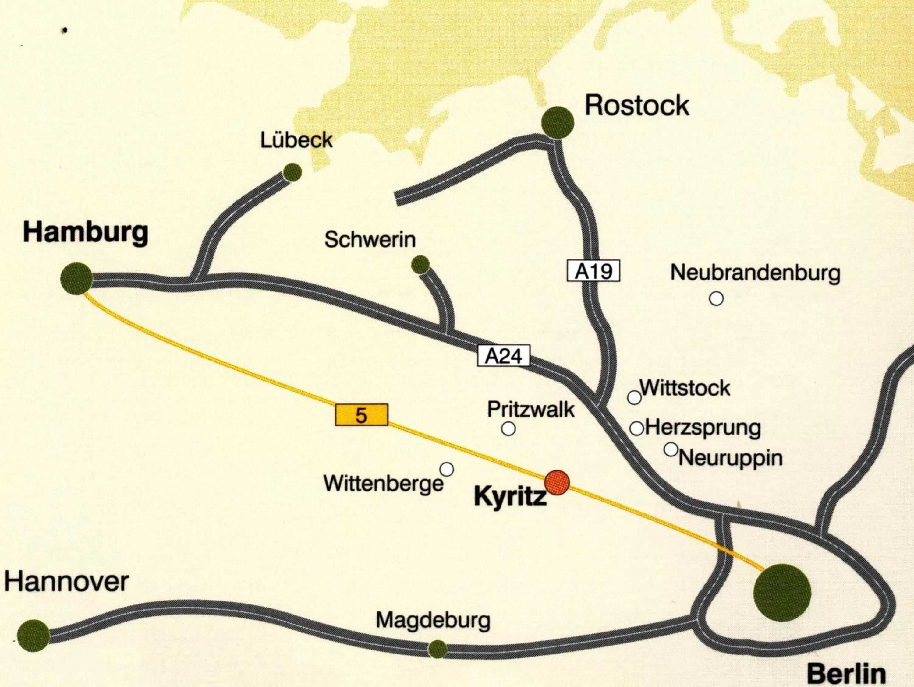 Area and facilities in Landhaus Kyritz