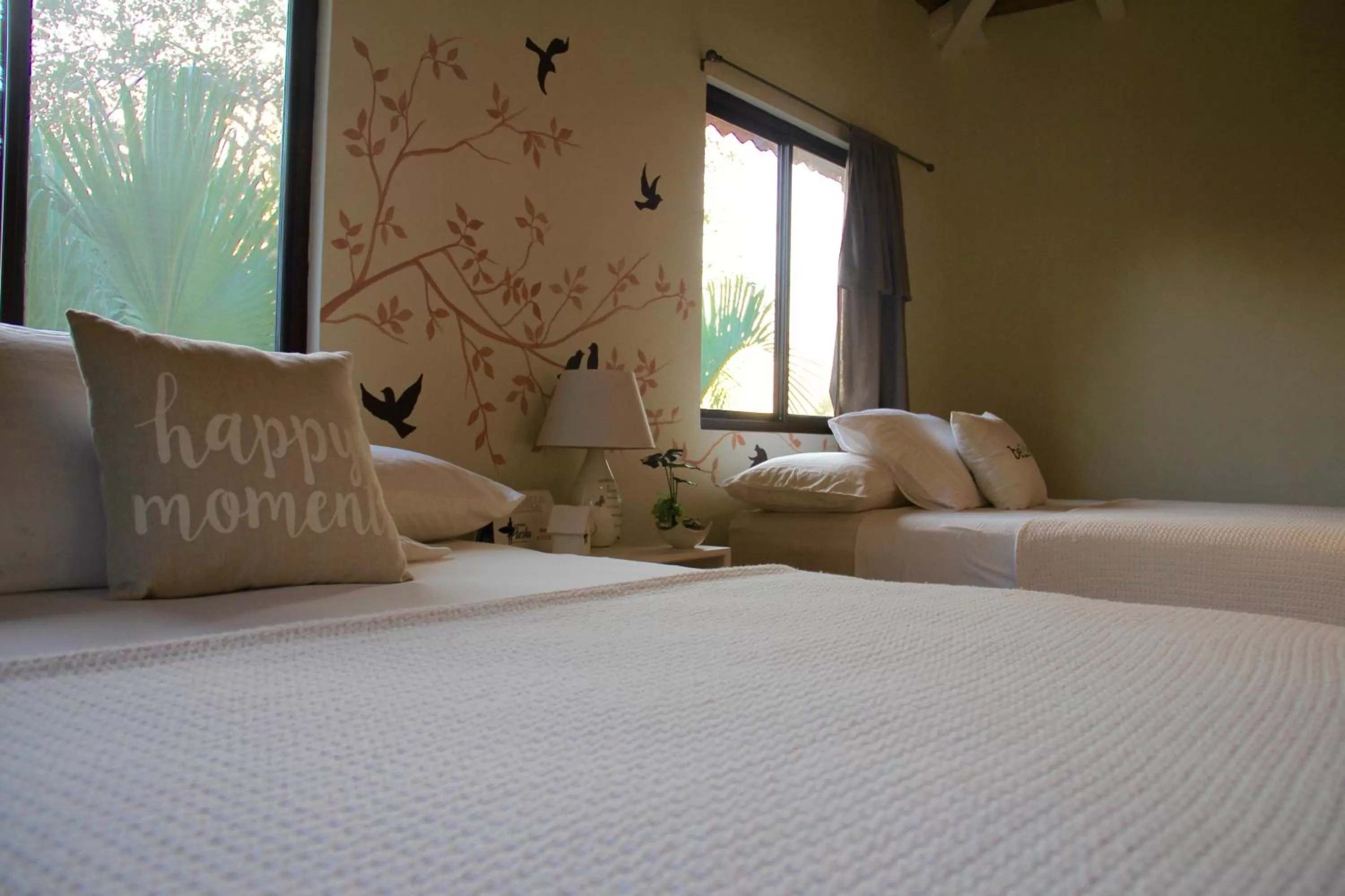 Bed in Cabañas La Casa de Pucha