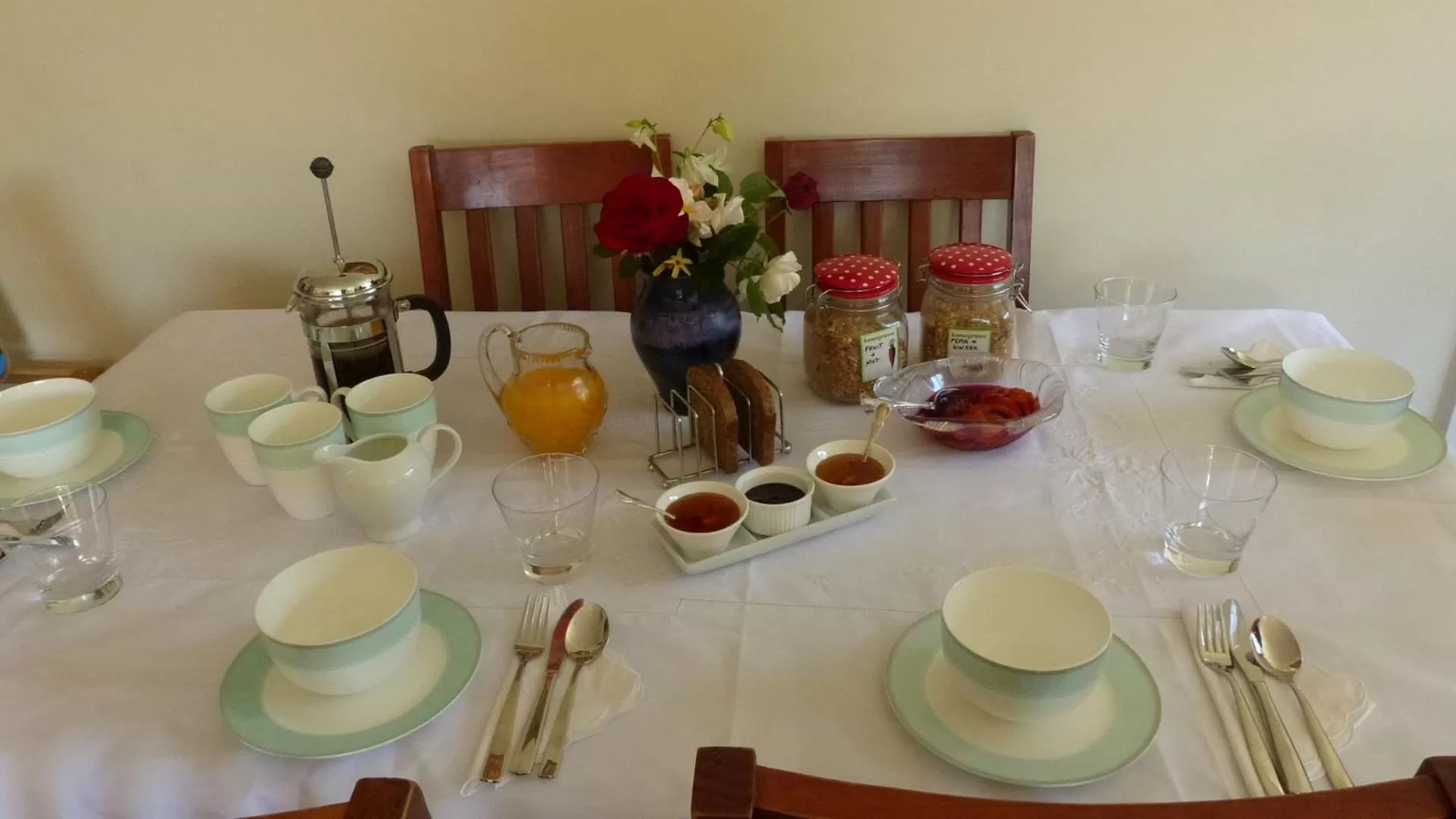 Food close-up in Ashcroft Gardens Bed & Breakfast