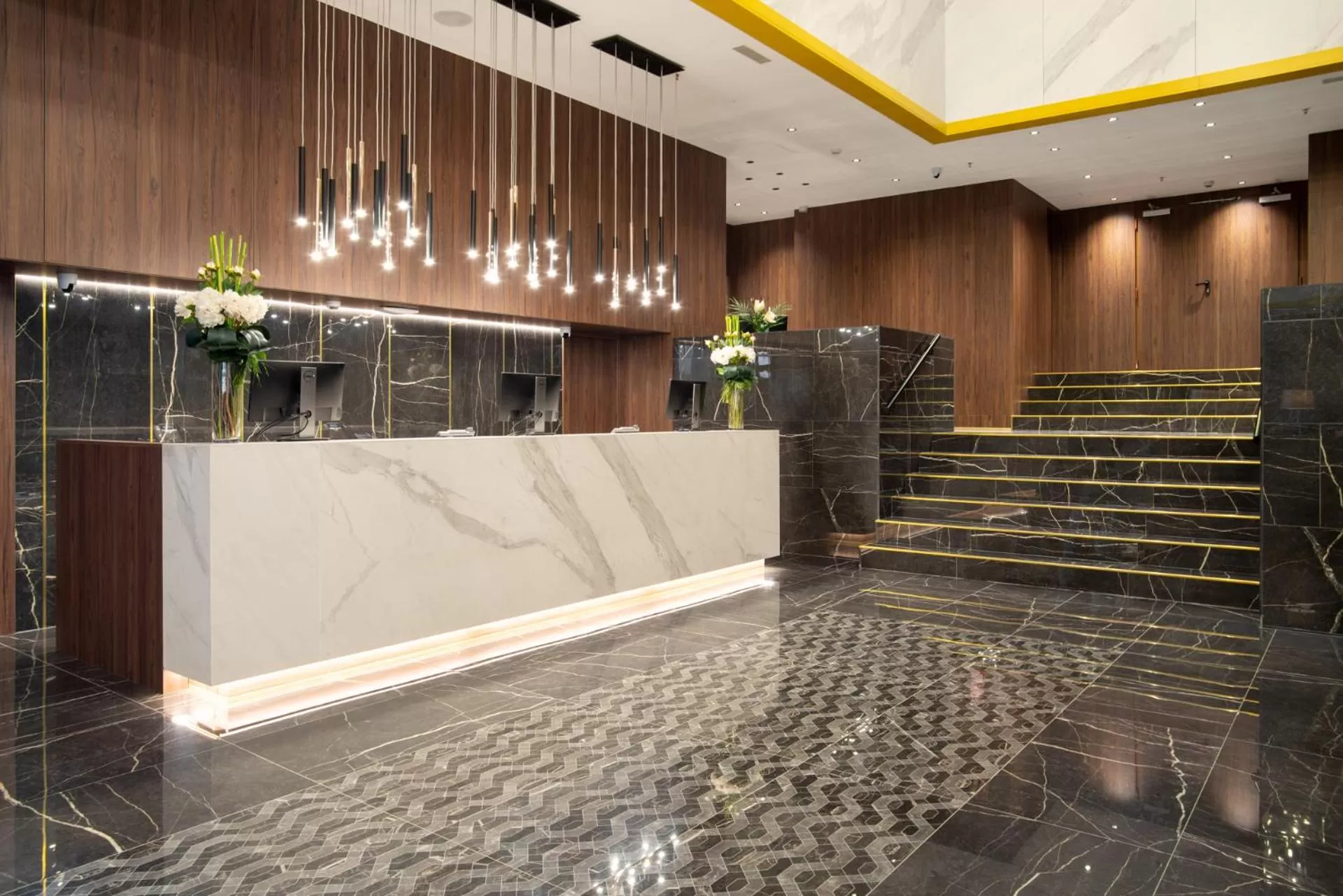 Lobby or reception in Hotel Granada Center
