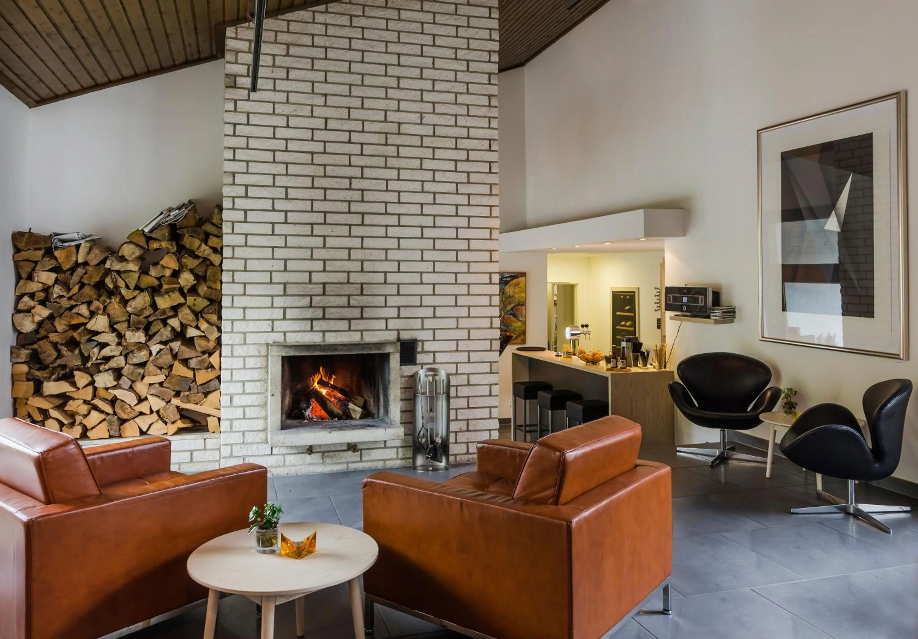 Seating area in Hotel Njord