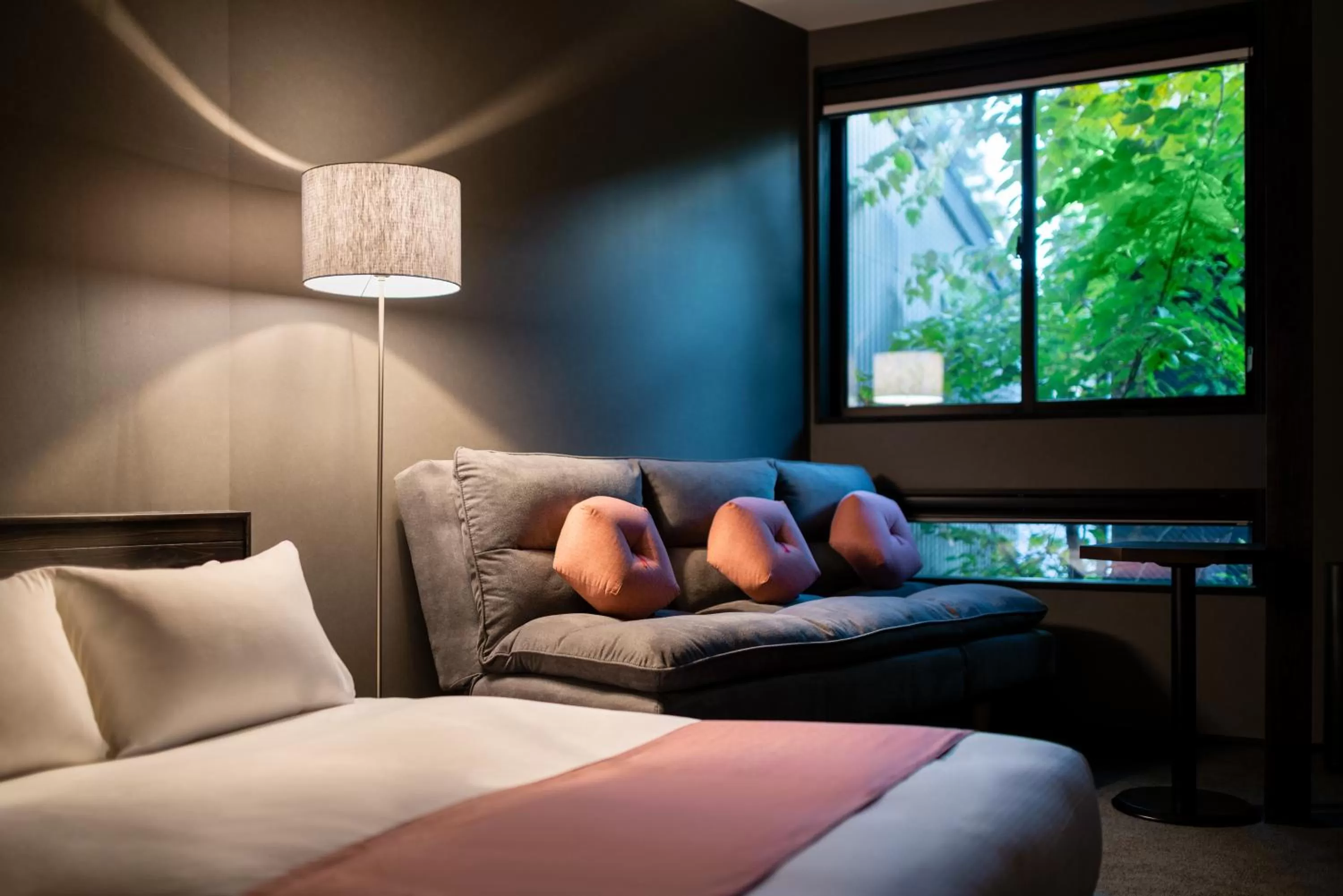 Bed in THE MACHIYA HOTEL TAKAYAMA