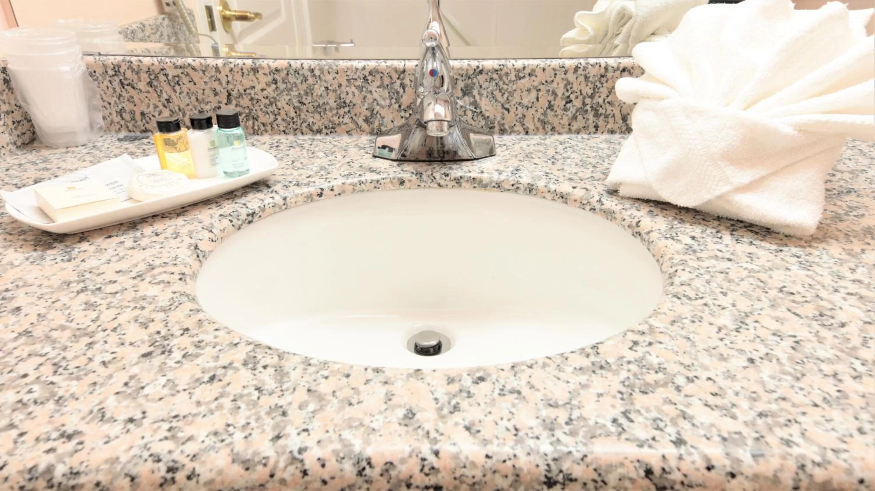 Bathroom in Crystal Star Inn Edmonton Airport with free shuttle to and from Airport