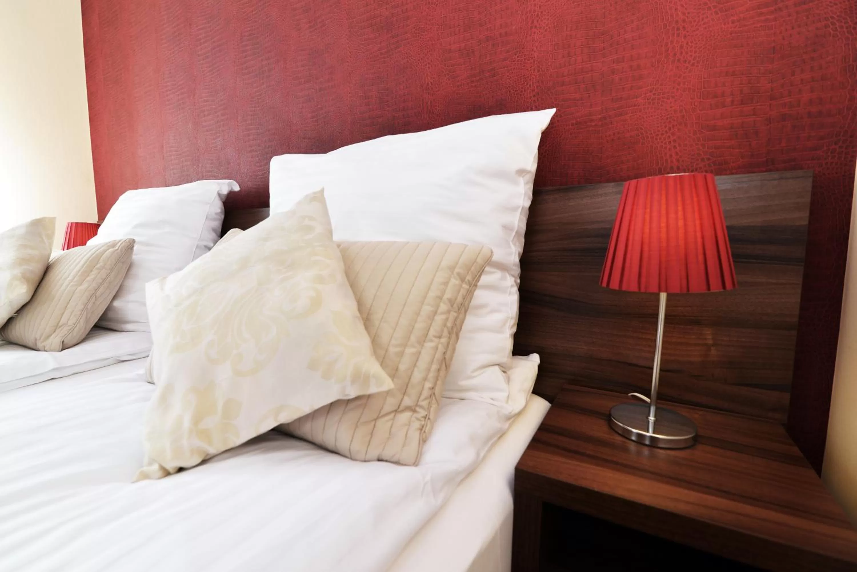 Bed in Hotel Pod Jeleniem