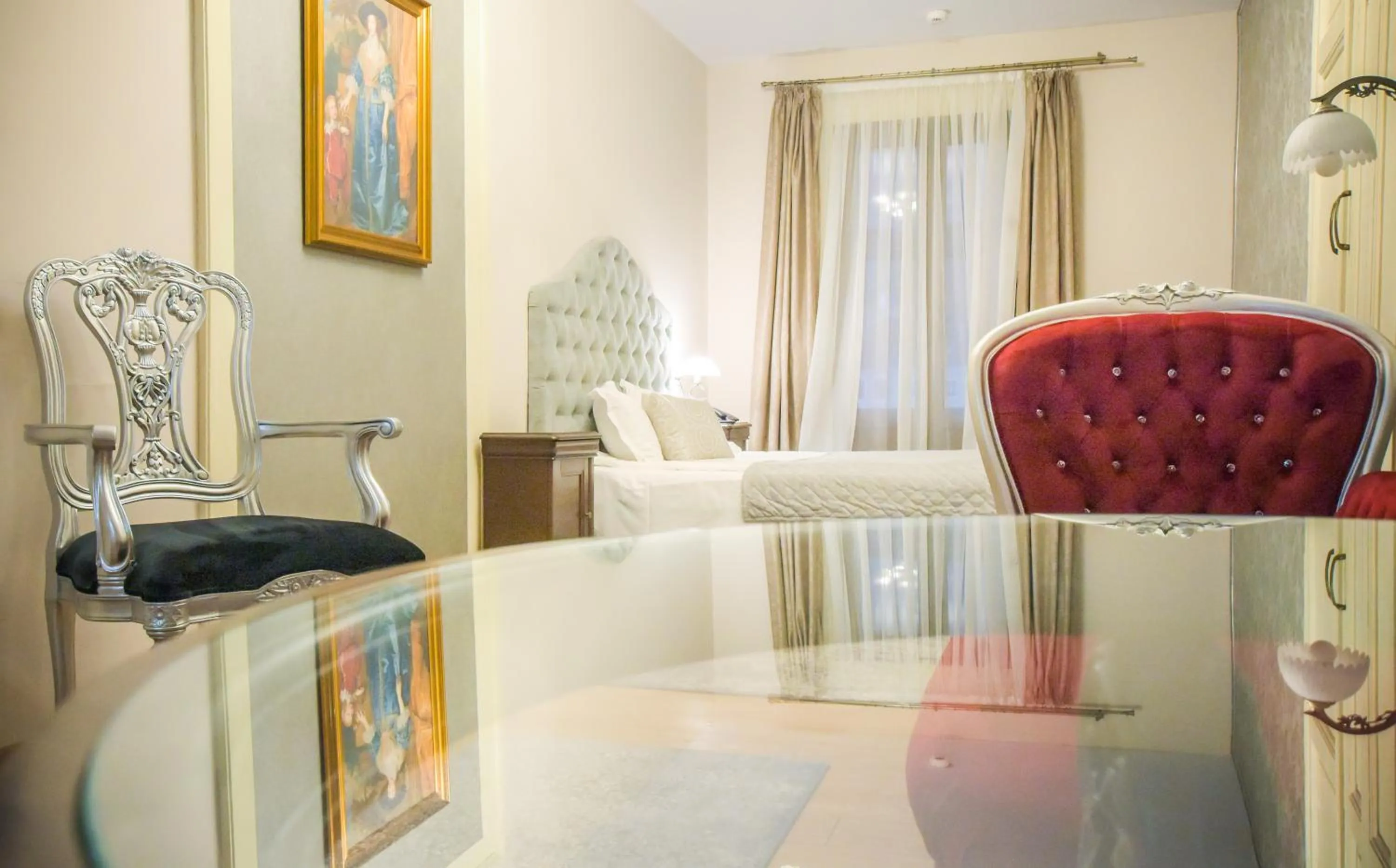 Seating area in Safrano Palace