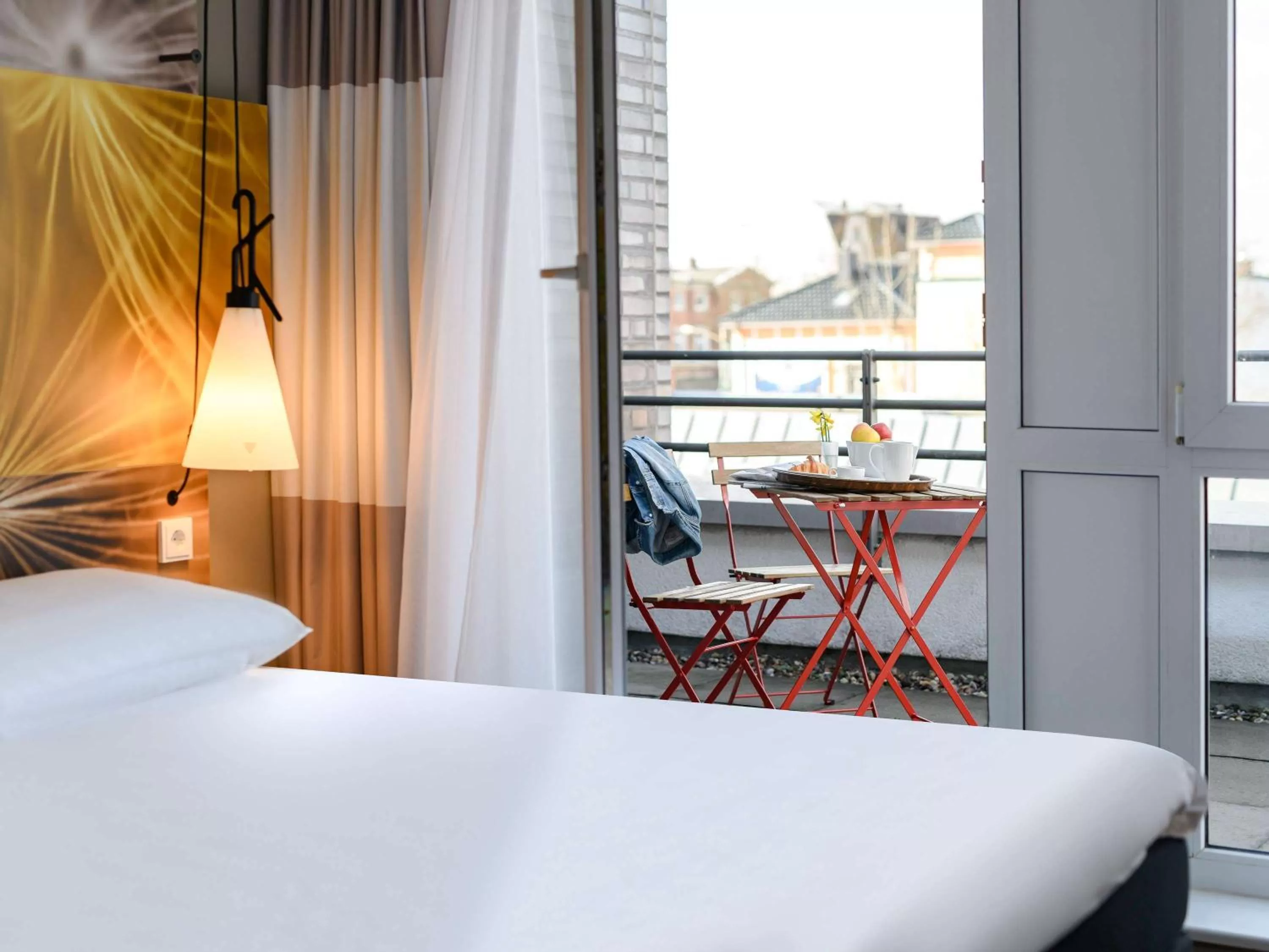 Double Room with Balcony in ibis Luebeck City