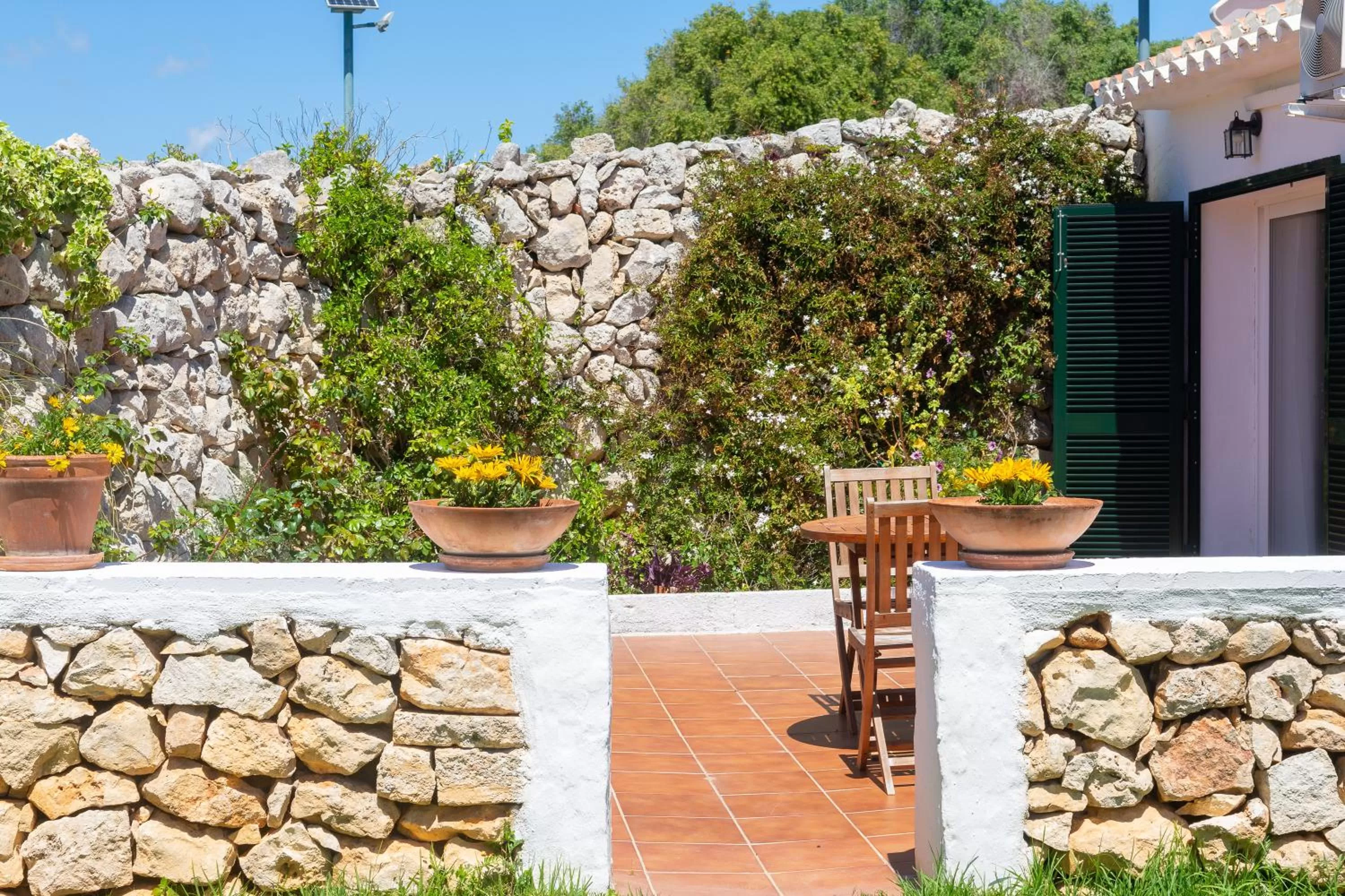 Balcony/Terrace in Agroturismo Binissafullet Vell