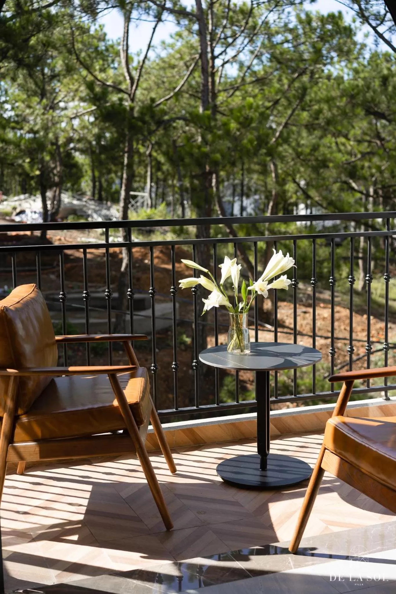 Decorative detail in De La Sol Villa Dalat