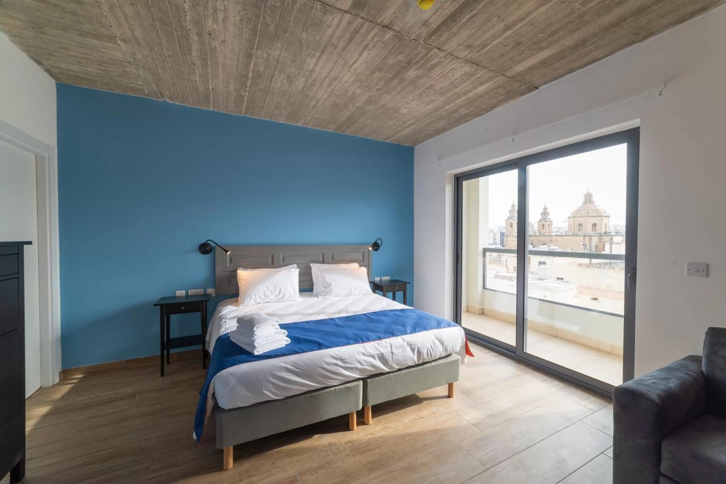 Bed in Chapter 5 Hotel