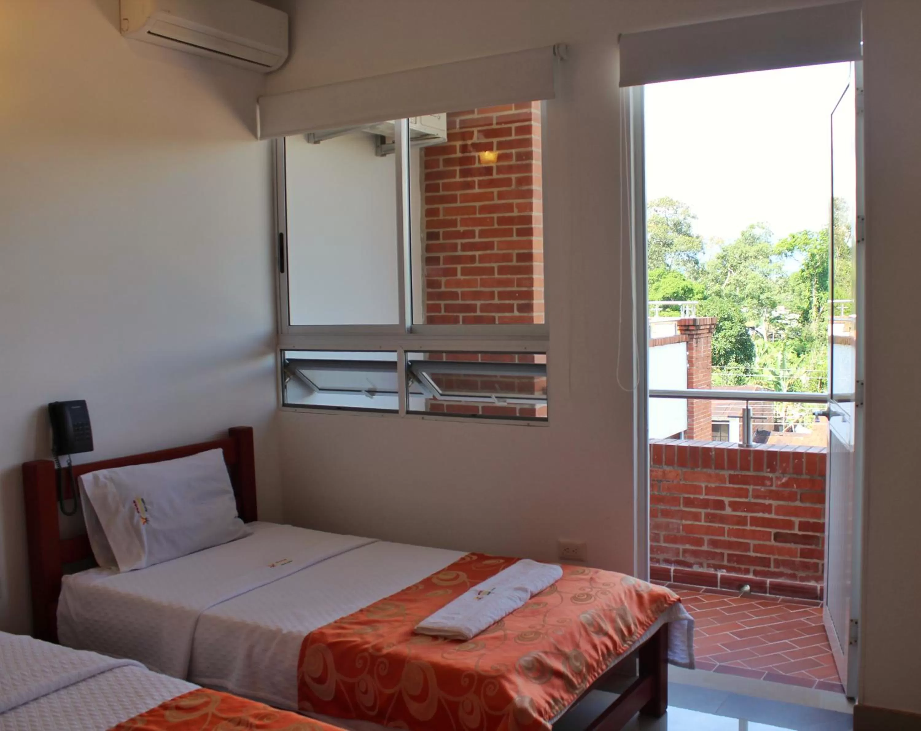 Bed in Hotel Rio Humadea