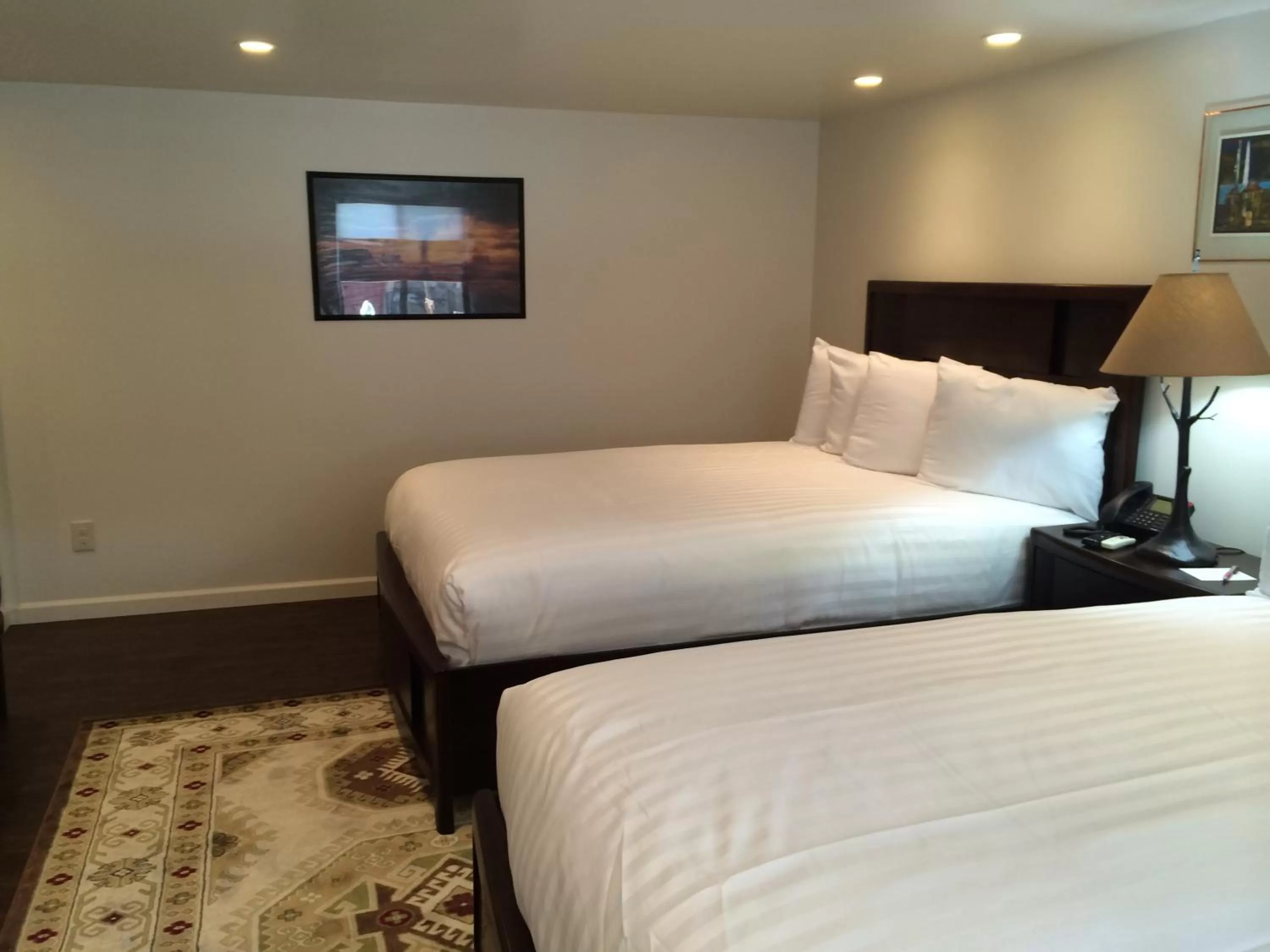 Bed in Iron Horse Inn