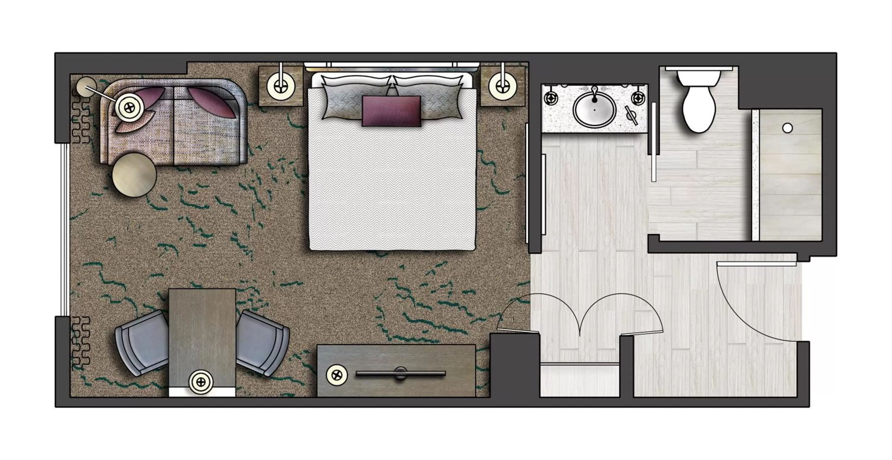 Club Level Room - King Bed (Includes FREE^ Universal Express Unlimited) in Universal's Loews Royal Pacific Resort