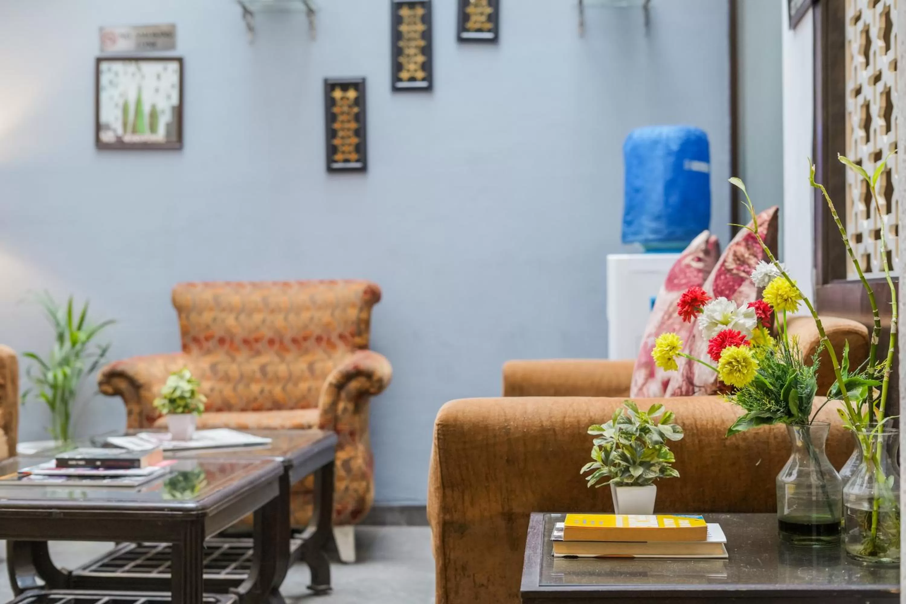Seating area in Hotel Seven- Center of City Chandigarh