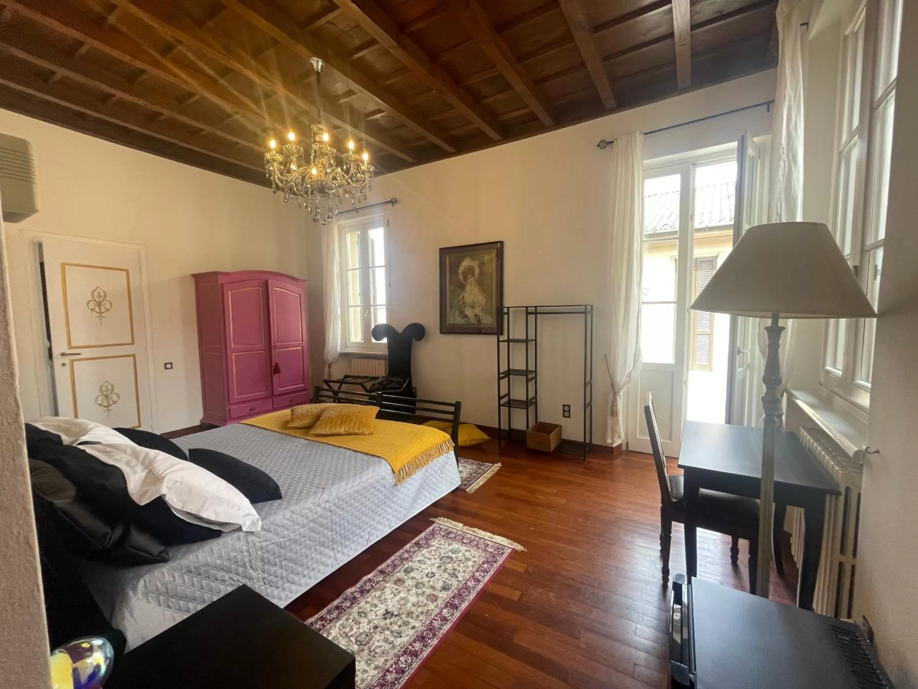 Bed in Villa Ghiringhelli