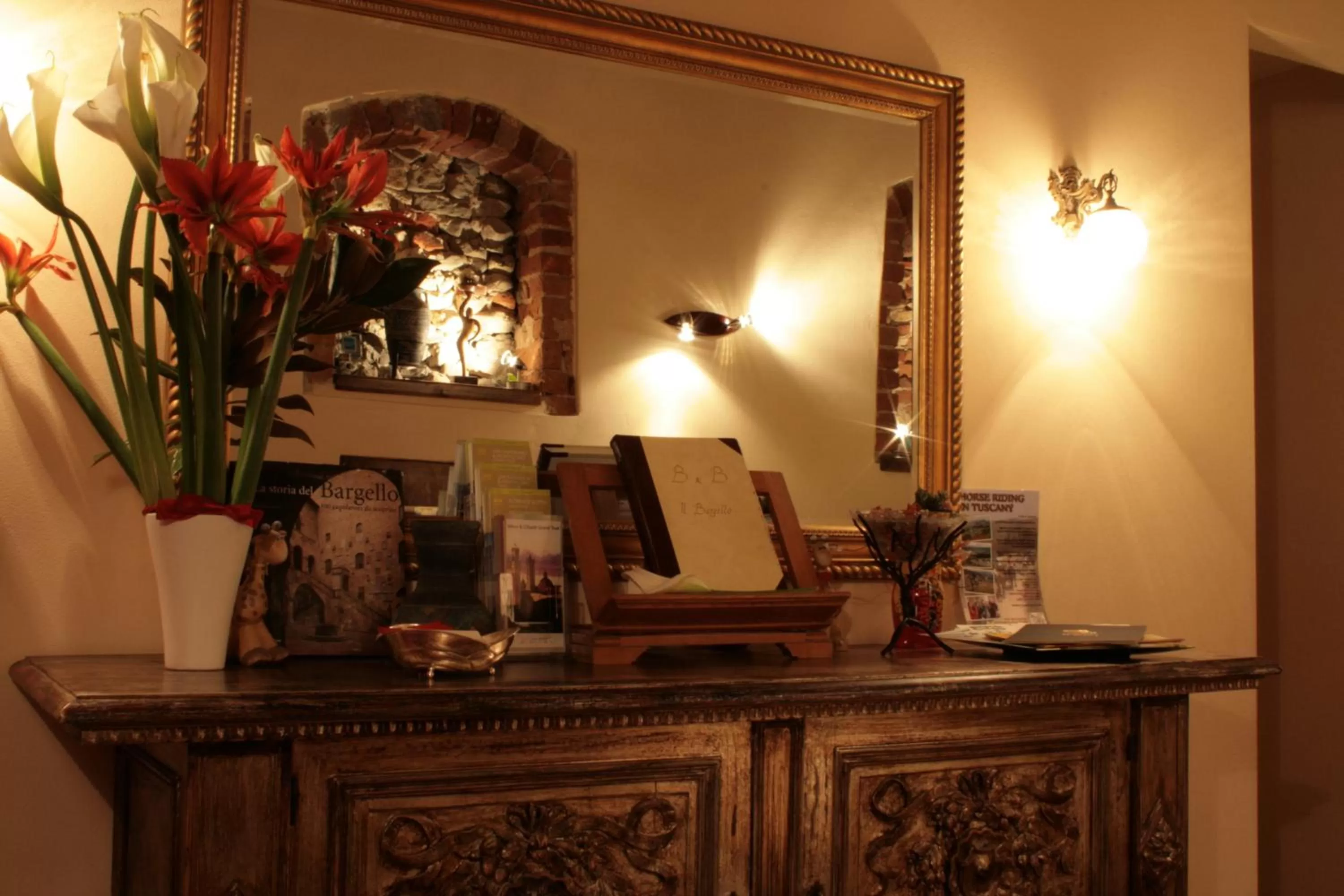 Decorative detail in Bed & Breakfast Il Bargello