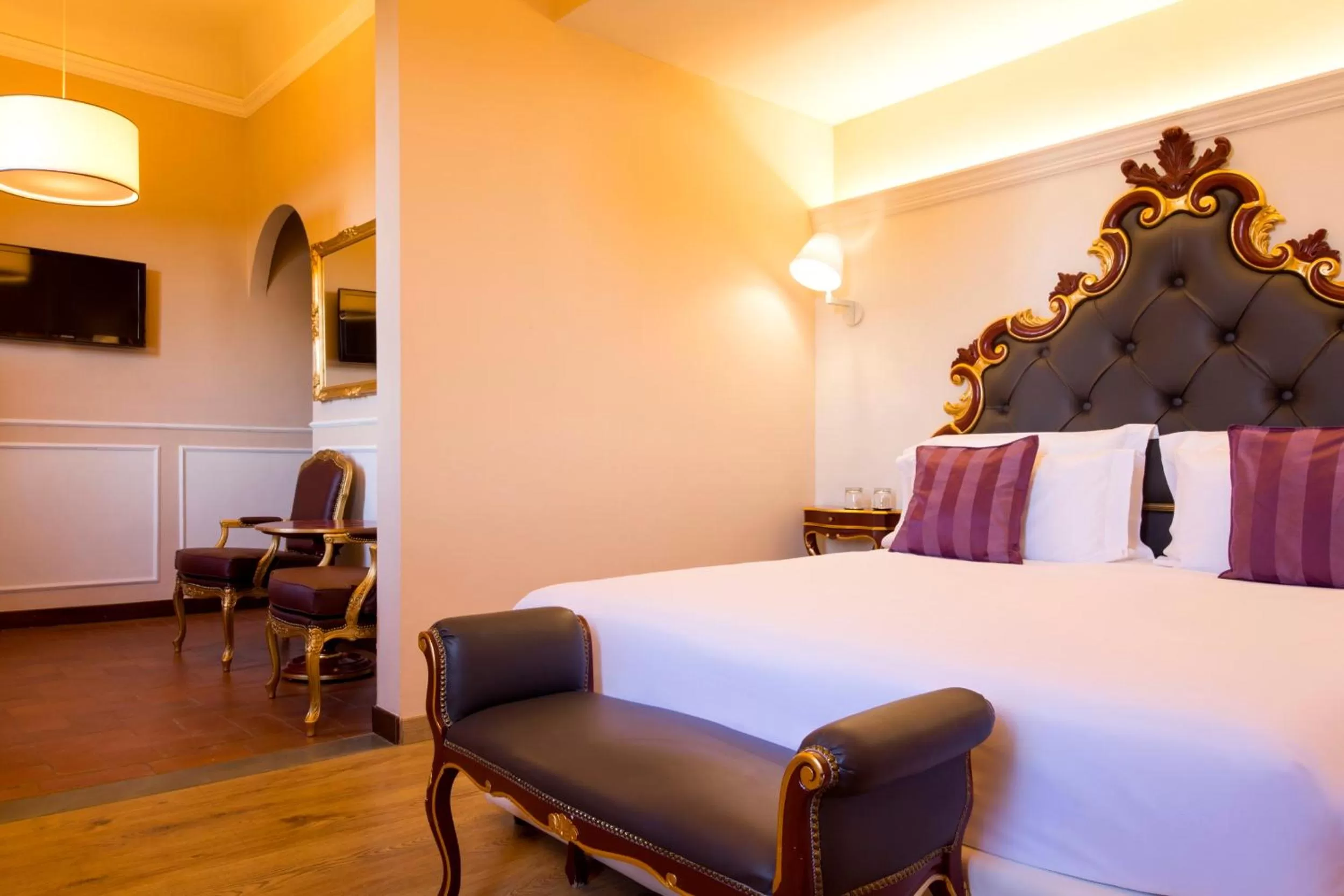 Bed in Art Hotel Villa Agape - Place of Charme