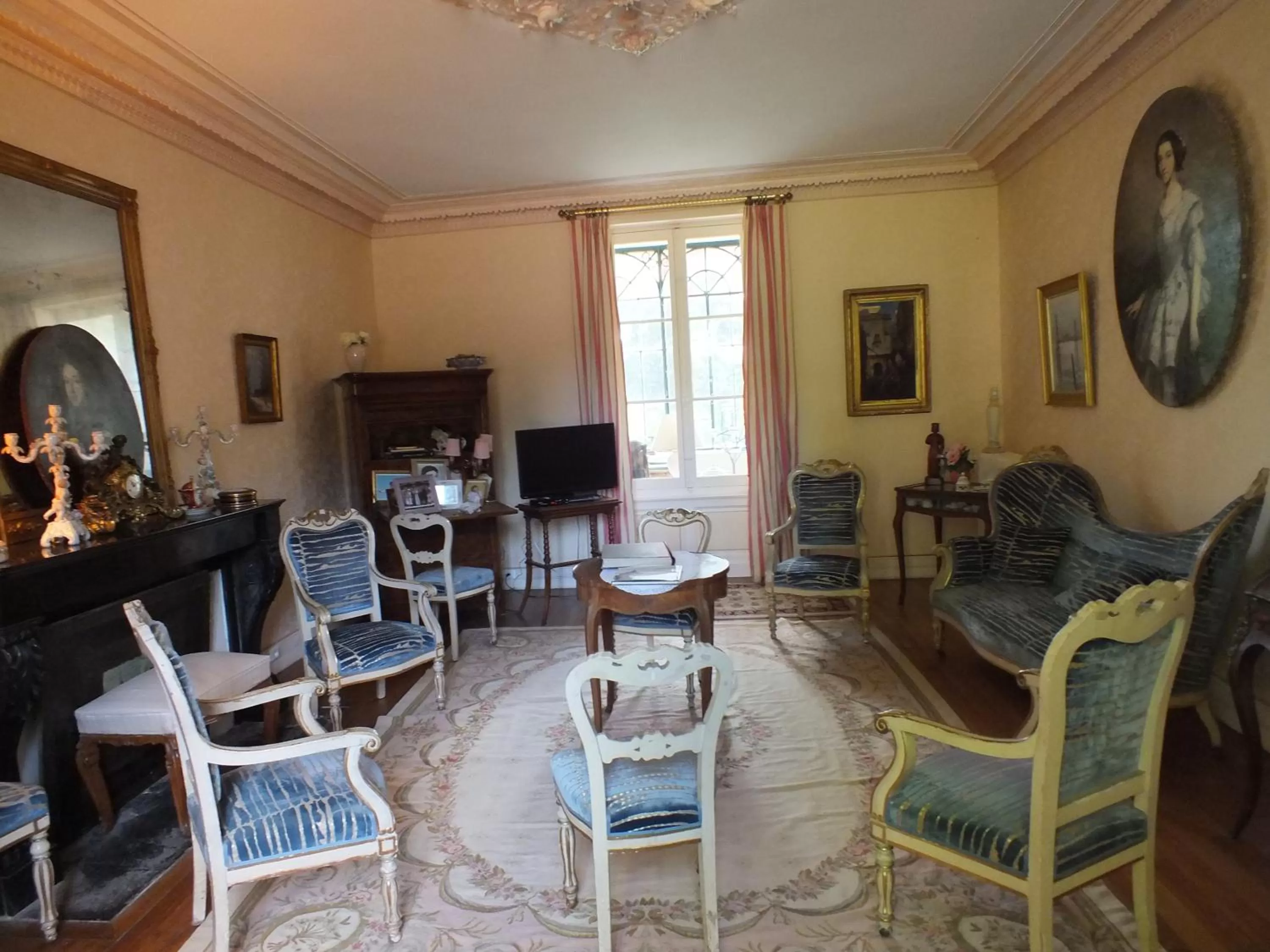 Living room in Château de Nazé Vivy-Saumur