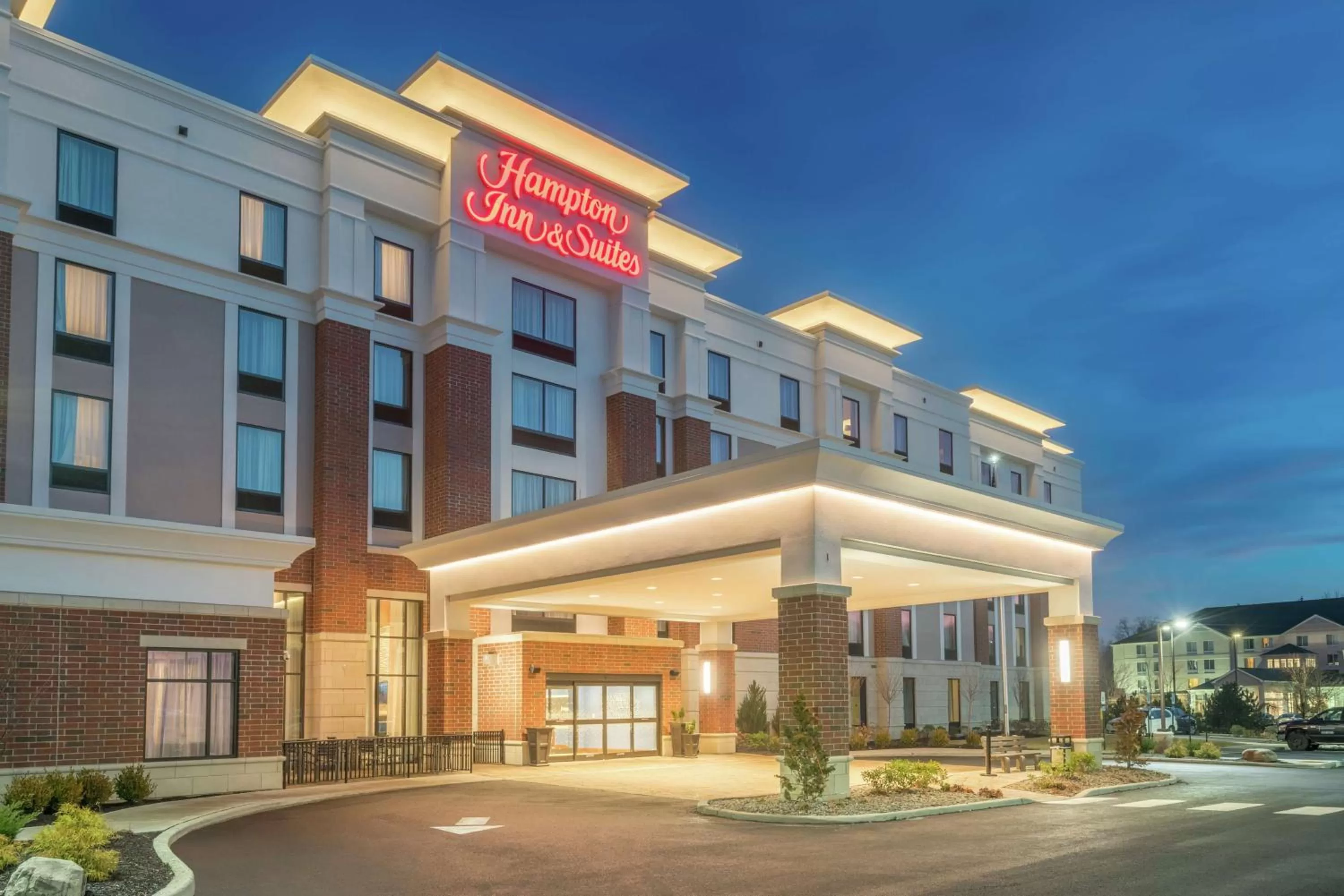 Property building in Hampton Inn & Suites Newburgh Stewart Airport, NY
