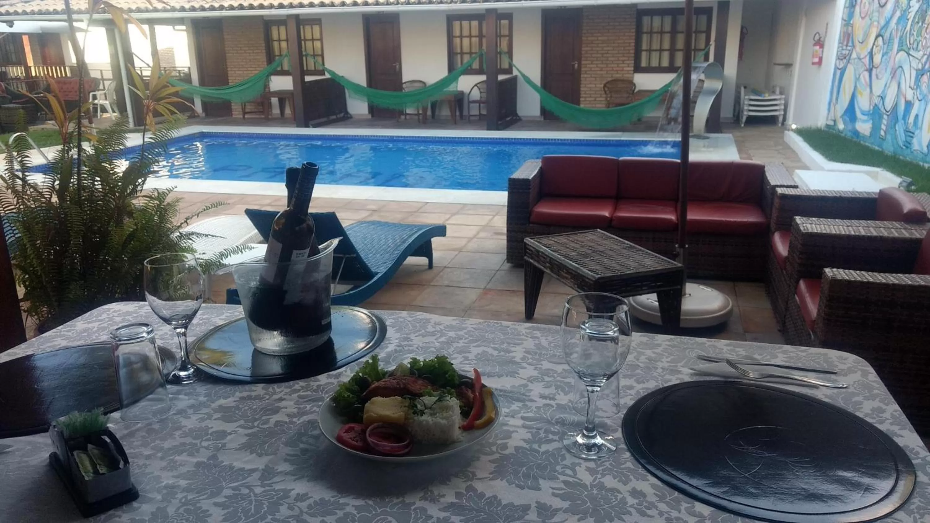 Swimming Pool in Hotel Pousada Salvador Paradise