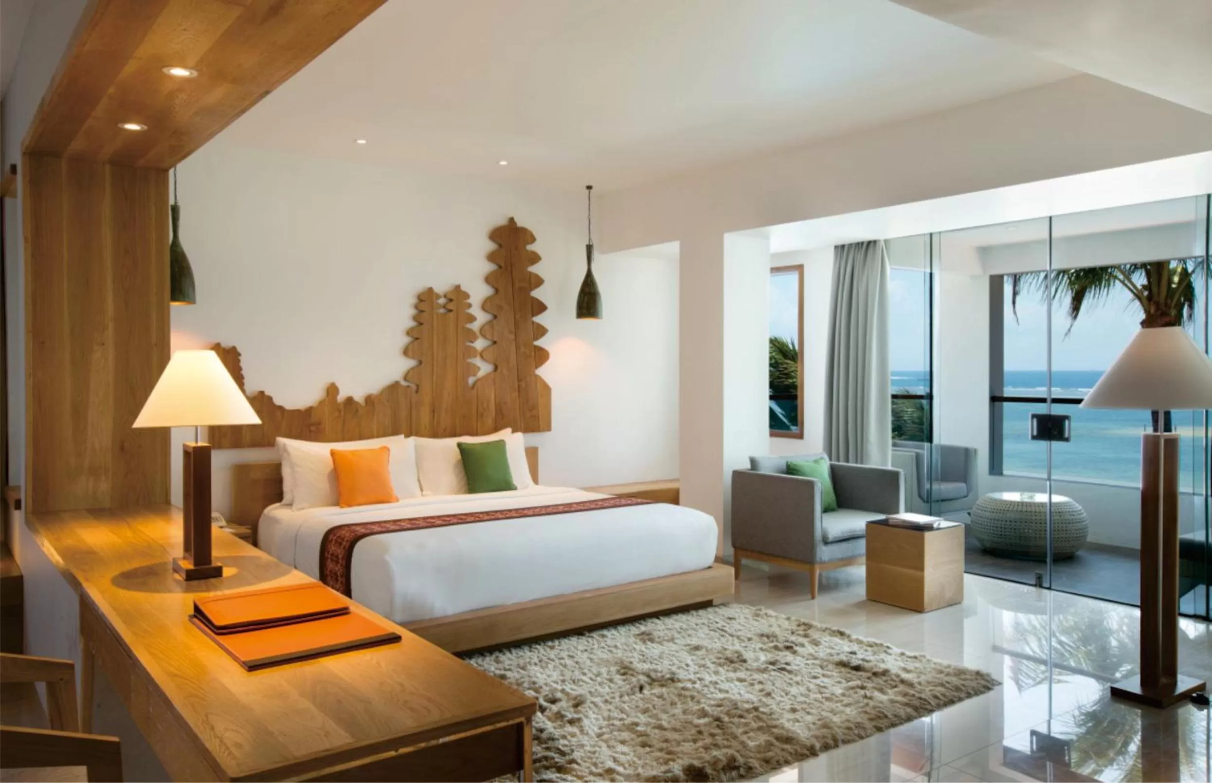 Bedroom, Bed in Hotel Nikko Bali Benoa Beach