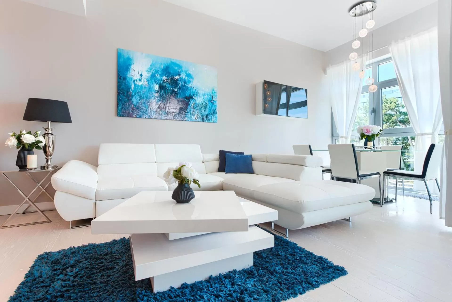 TV and multimedia, Seating Area in Dune Resort Mielno - A