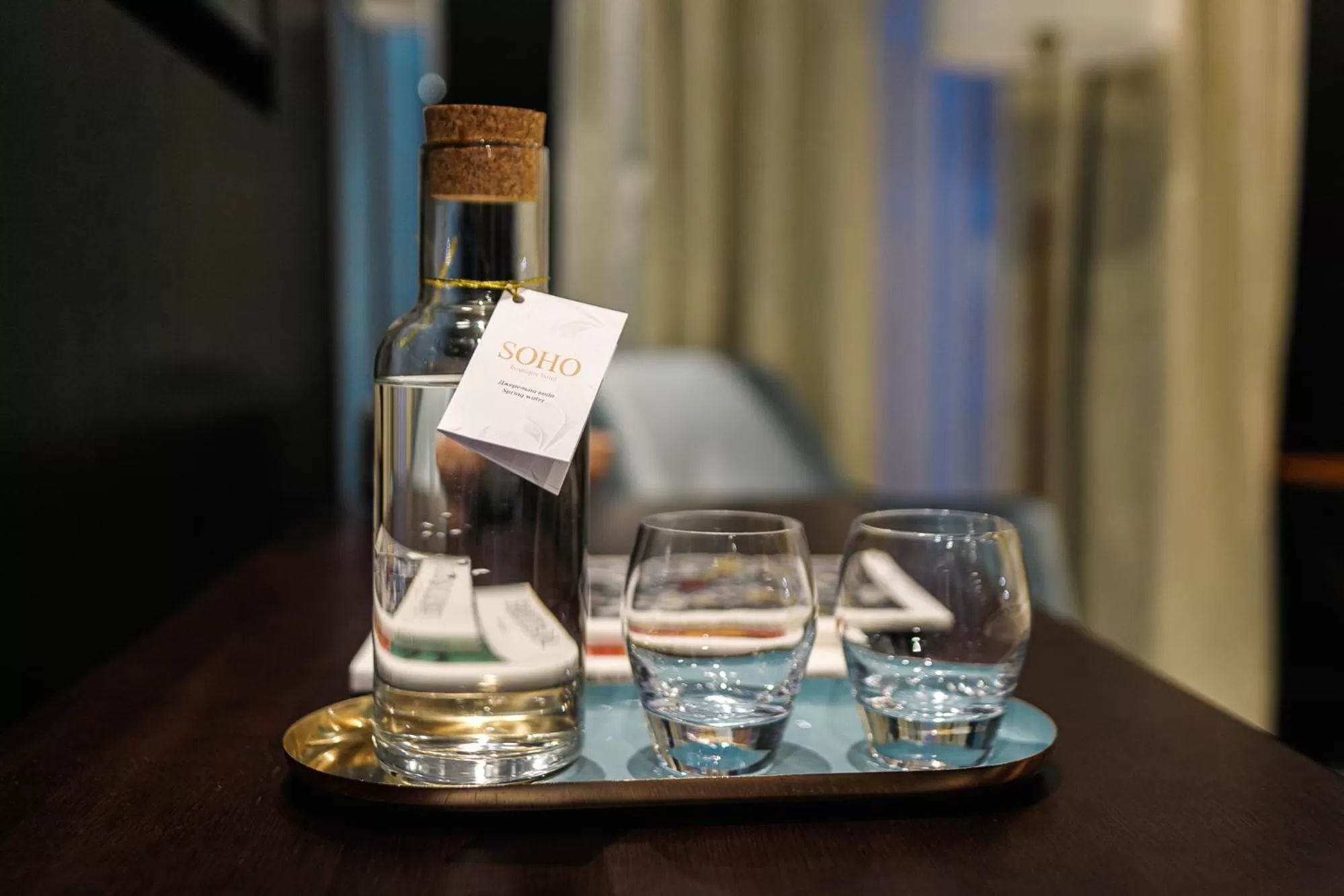 Drinks in SOHO boutique hotel