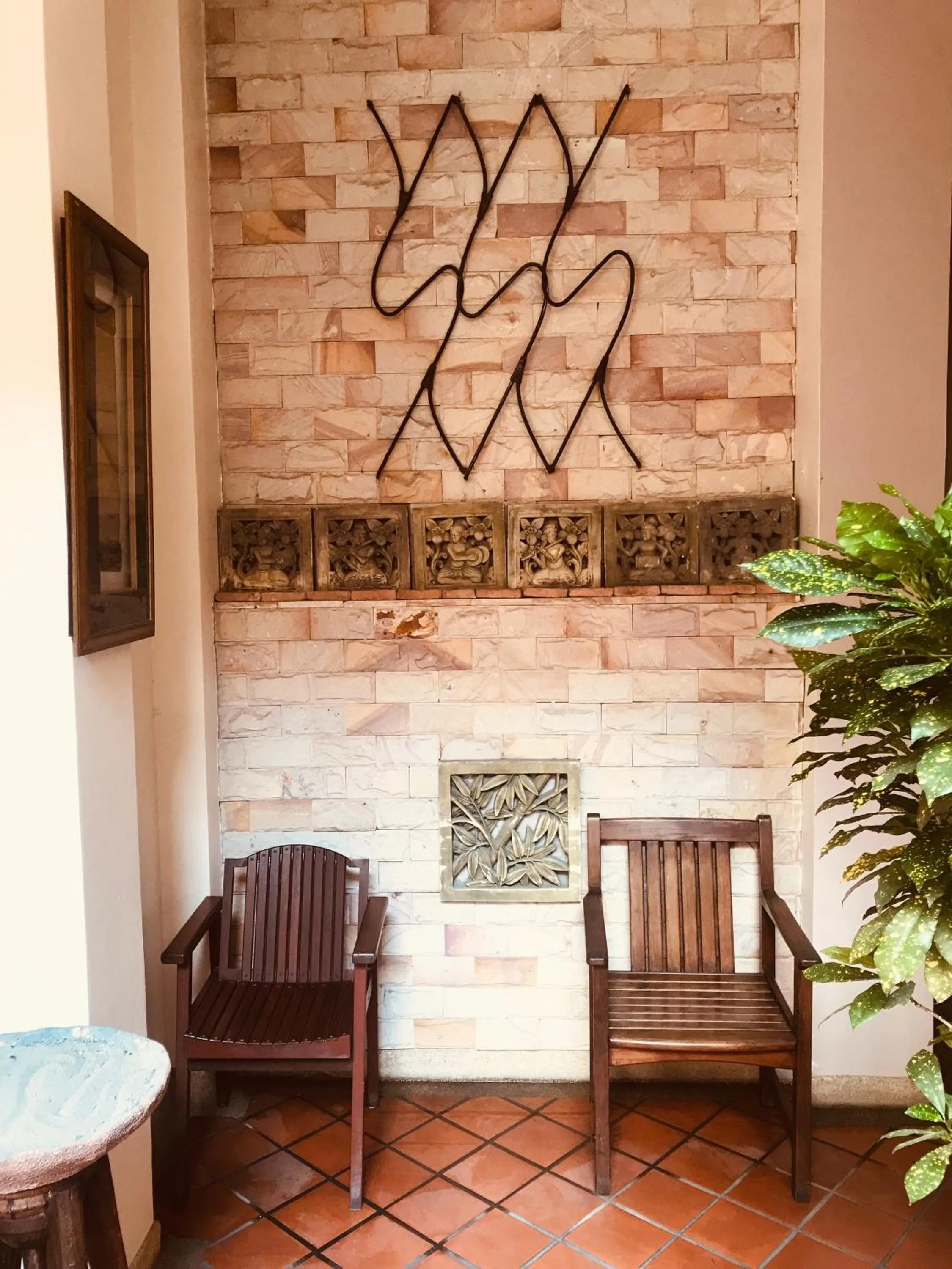Decorative detail in Seeka Boutique Resort