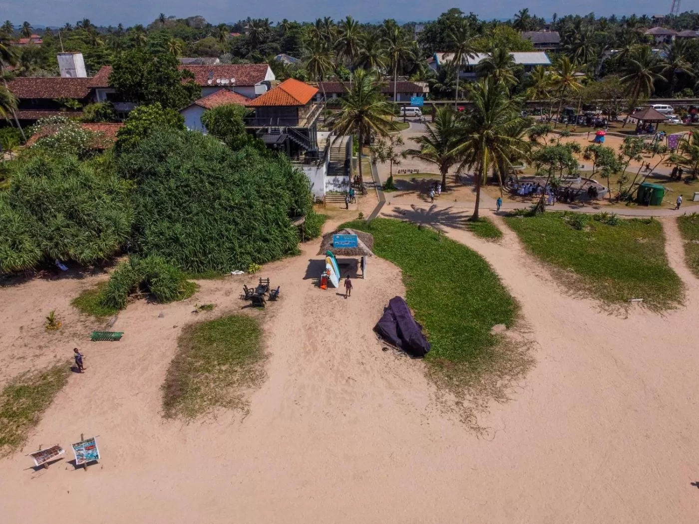 Bird's eye view, Bird's-eye View in Chami Villa Bentota