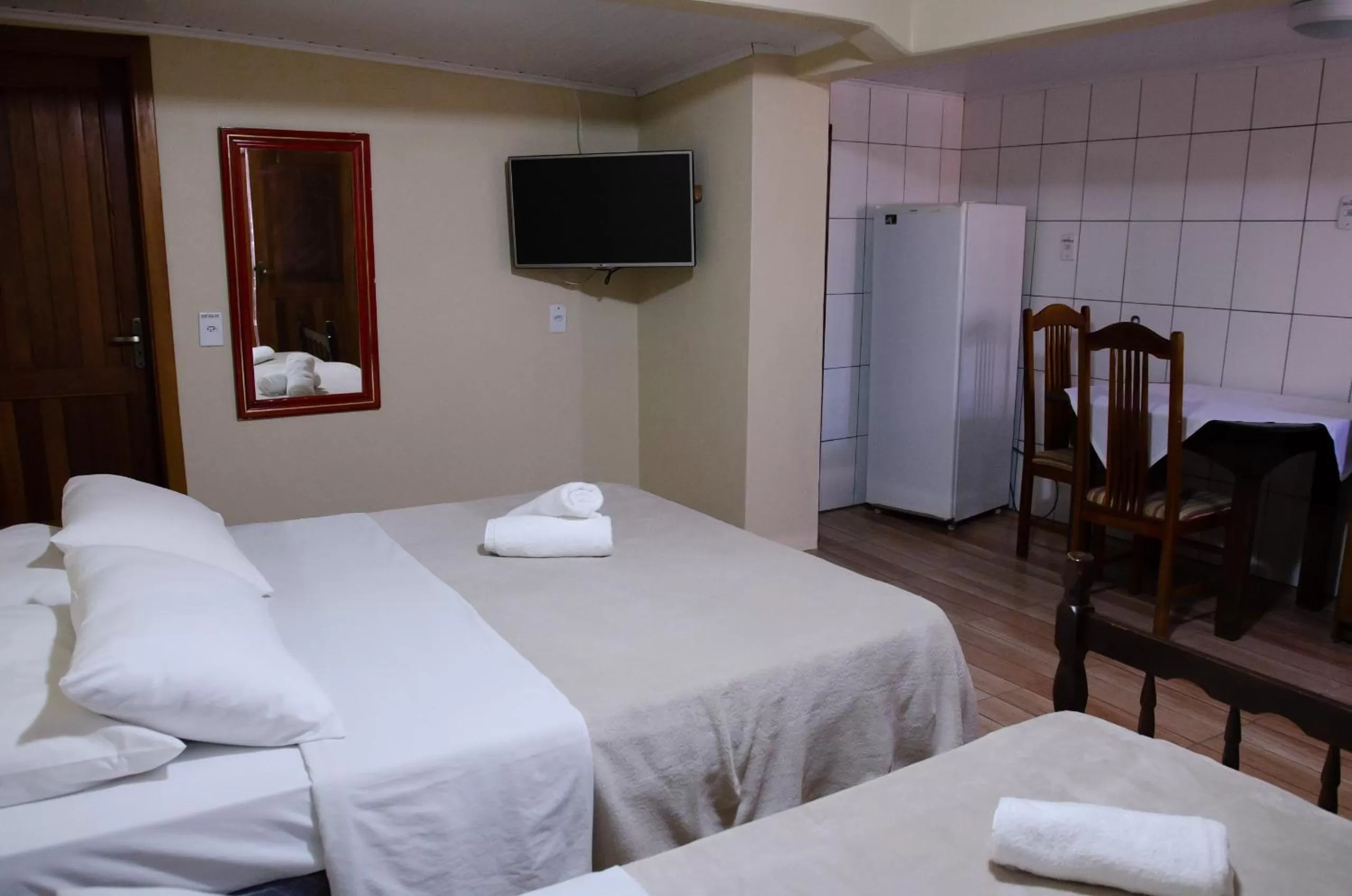 Bed in Pousada Barth