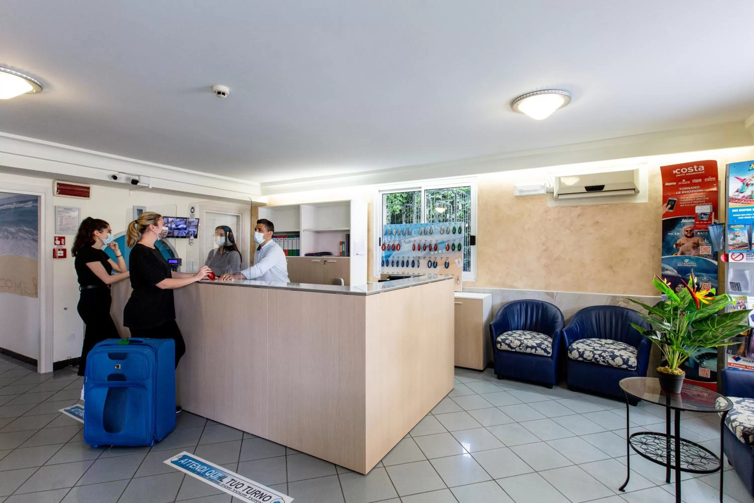 Lobby or reception in Hotel Christian Ideale Per Famiglie