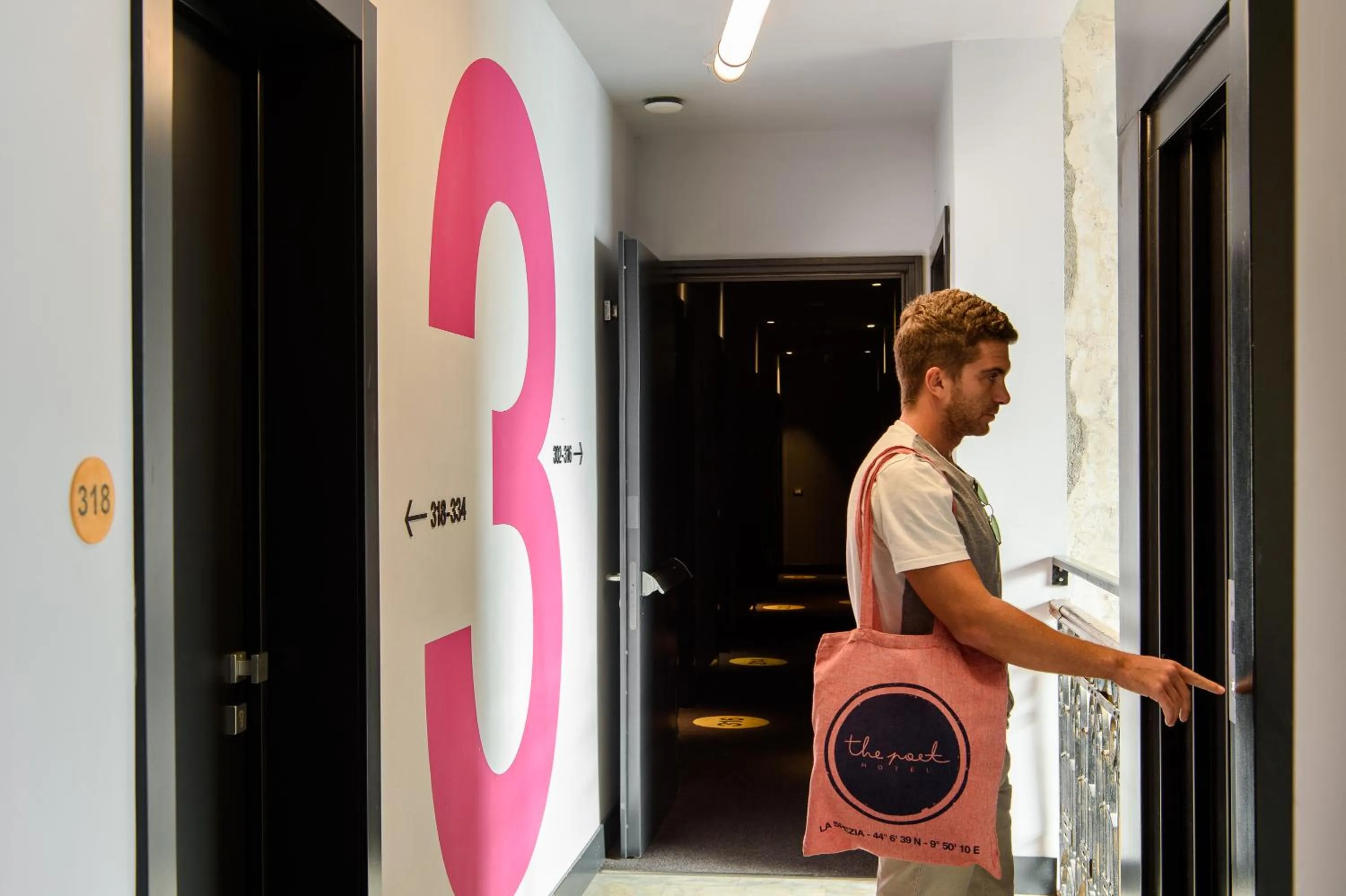 group of guests in The Poet Hotel