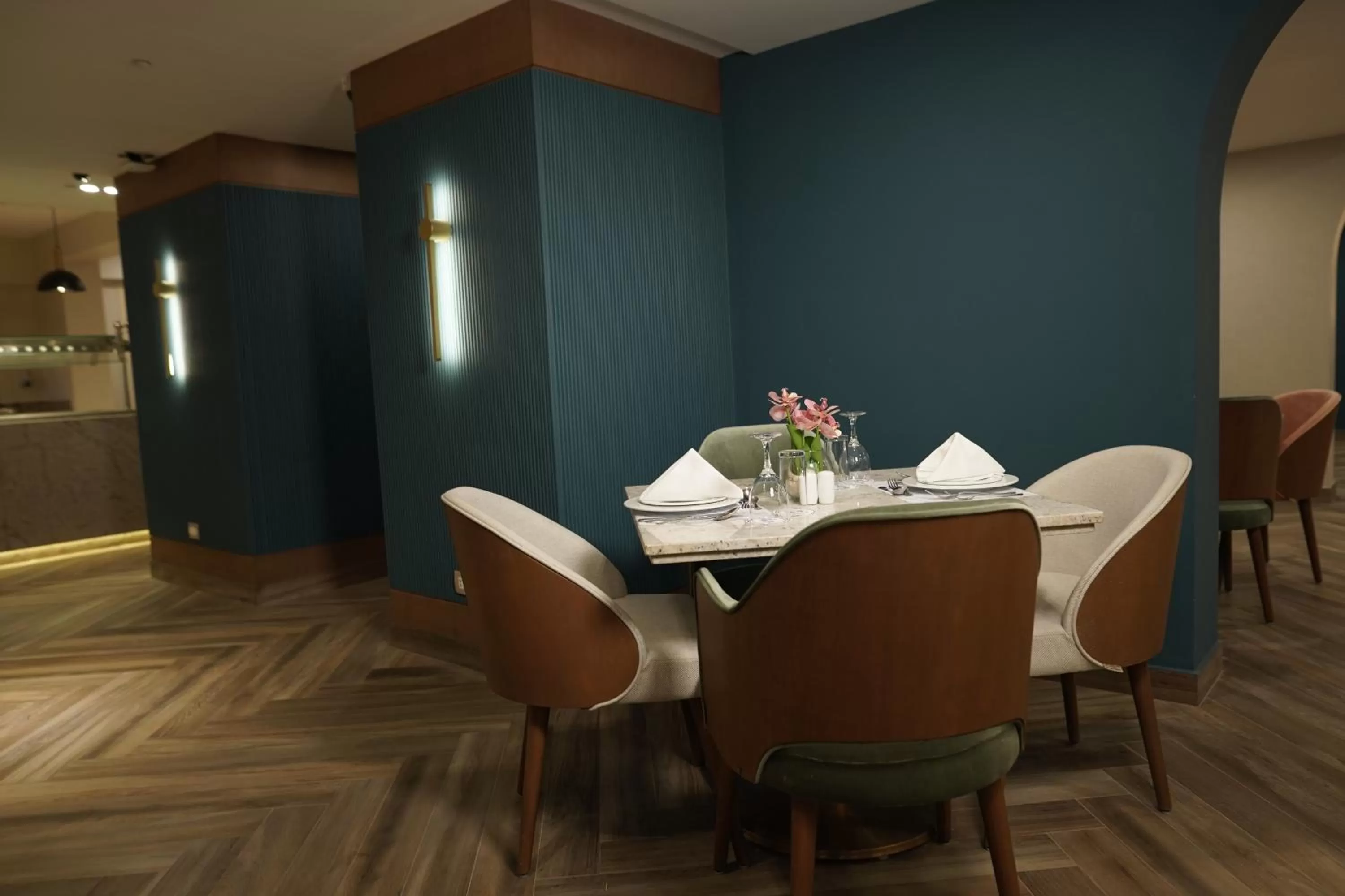 Dining area in The Grand Plaza Hotel Smouha