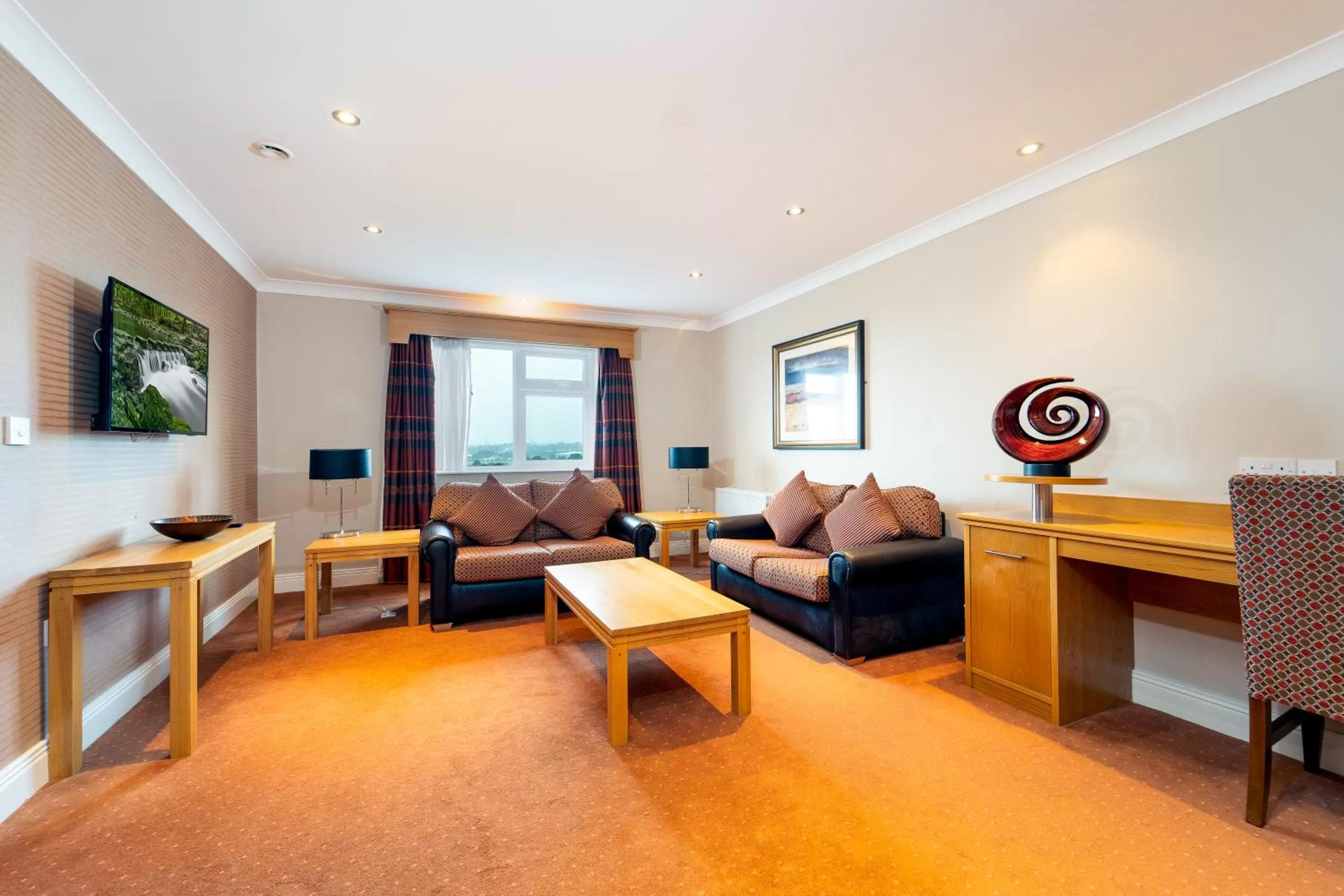 Seating area in Corr's Corner Hotel