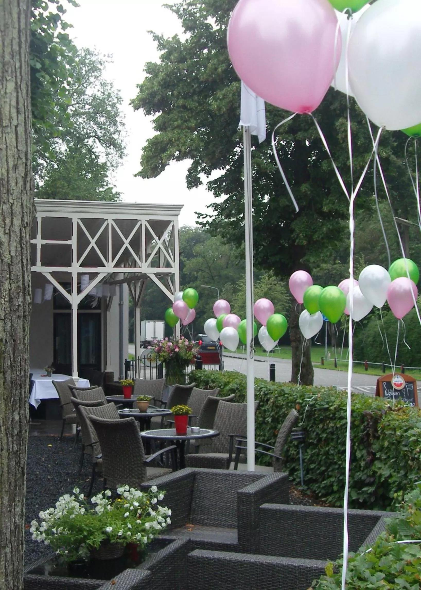 Balcony/Terrace in Hotel-Restaurant Het Rechthuis