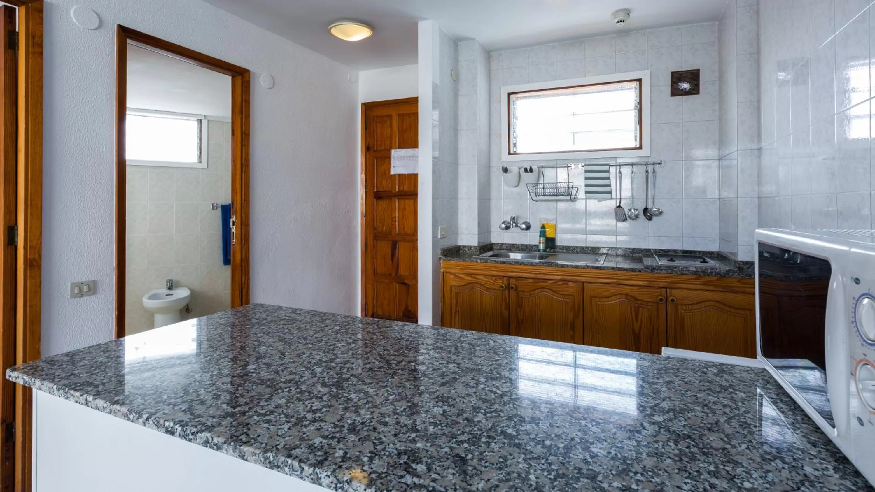 Kitchen or kitchenette in Tagoror Beach Apartments - Adults Only